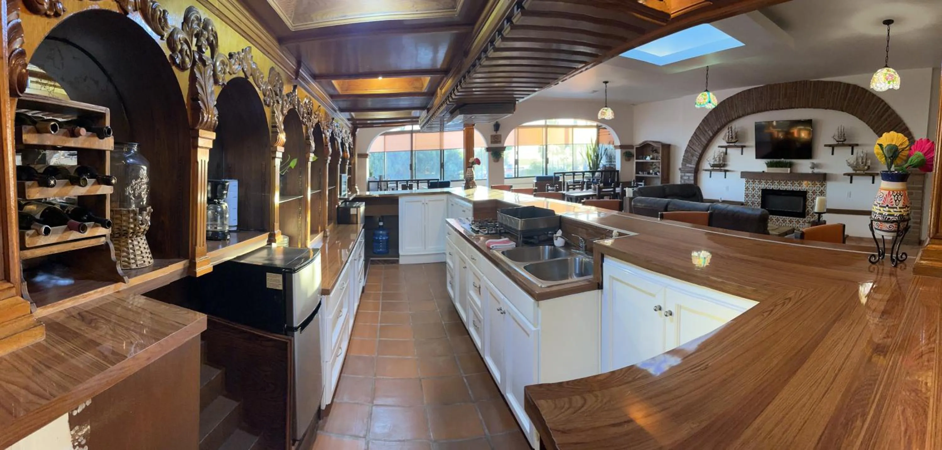 Kitchen or kitchenette in Hacienda El Galeon