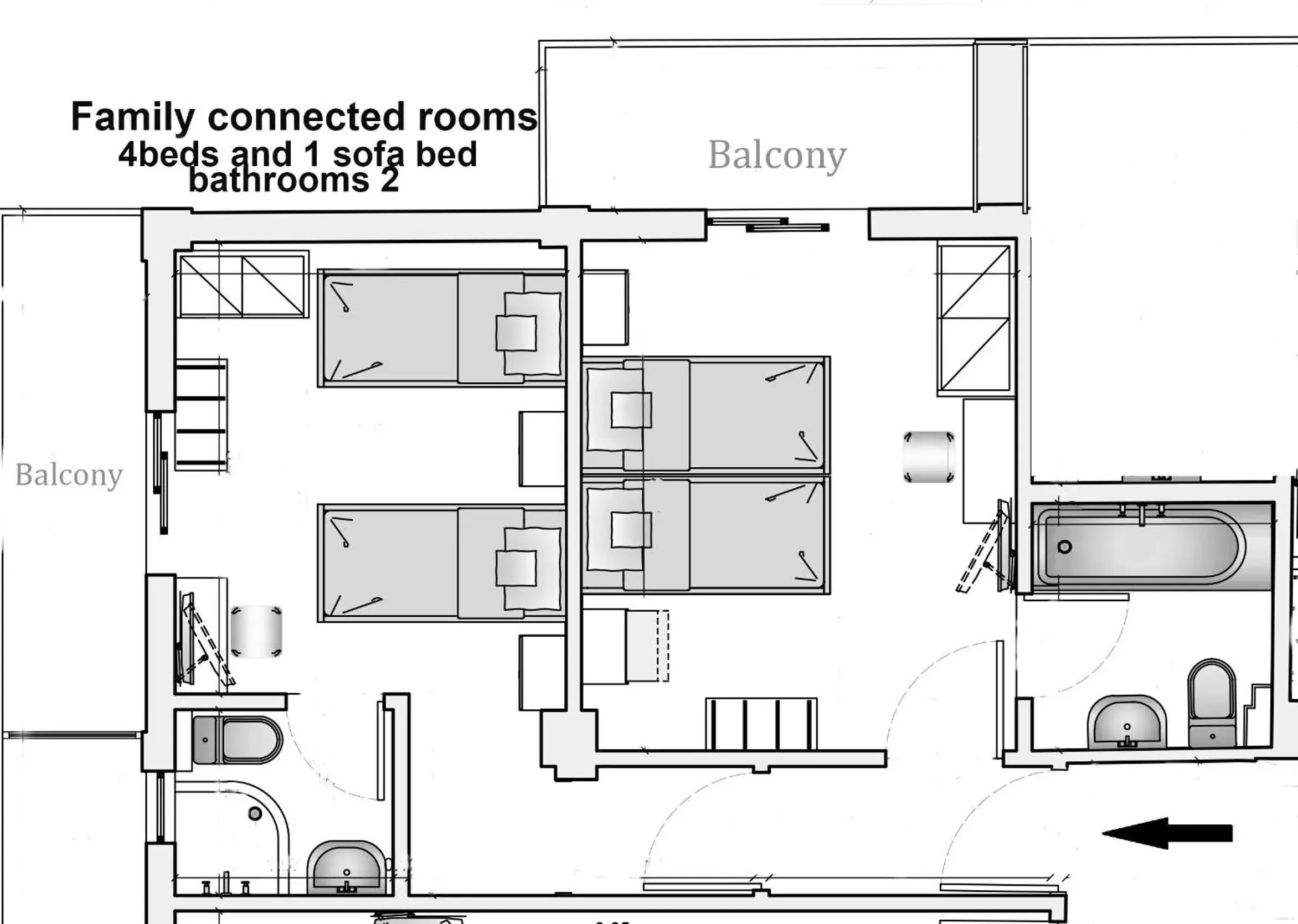Bedroom in Hotel Kronio Bedroom in Hotel Kronio