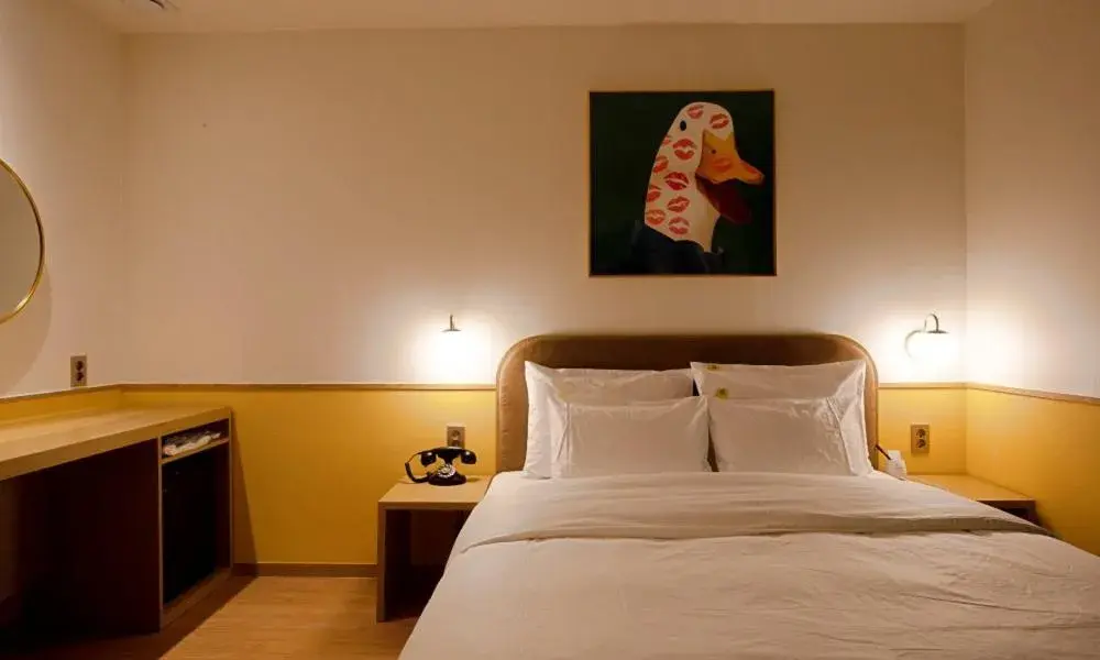 Bed in Hotel Ippda Gumdan Bed in Hotel Ippda Gumdan