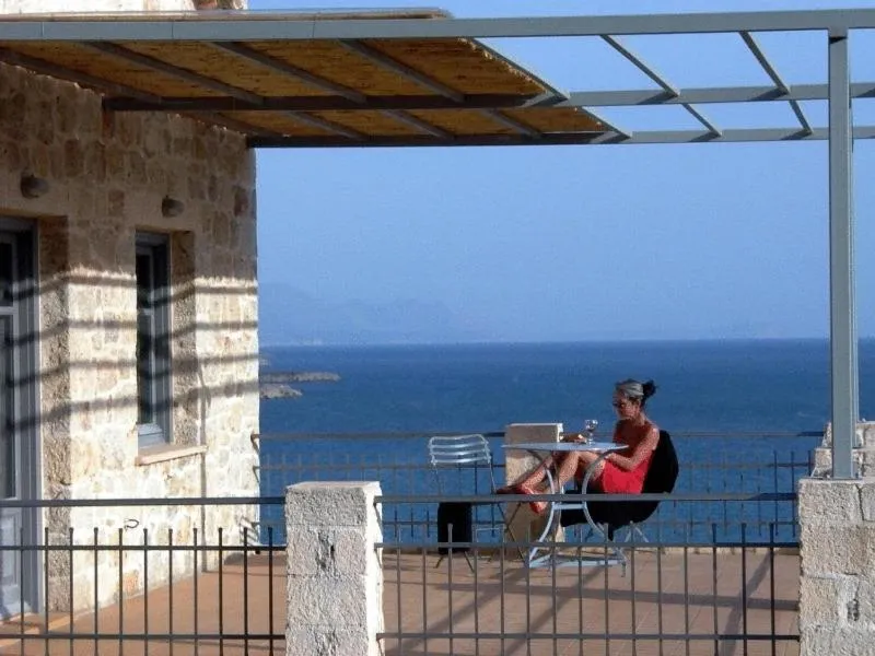 Balcony/Terrace in Notos Hotel Kardamili