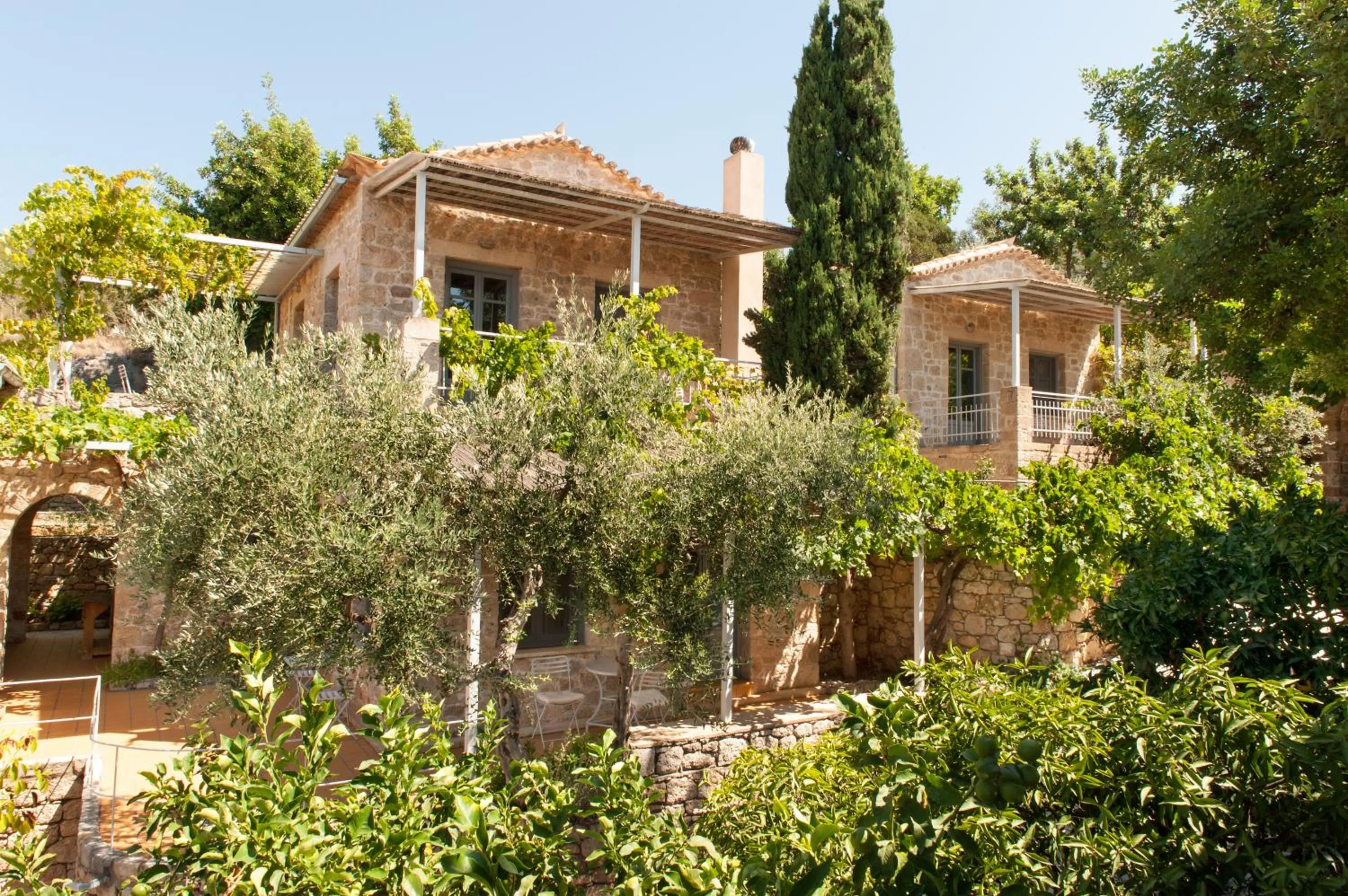Garden in Notos Hotel Kardamili
