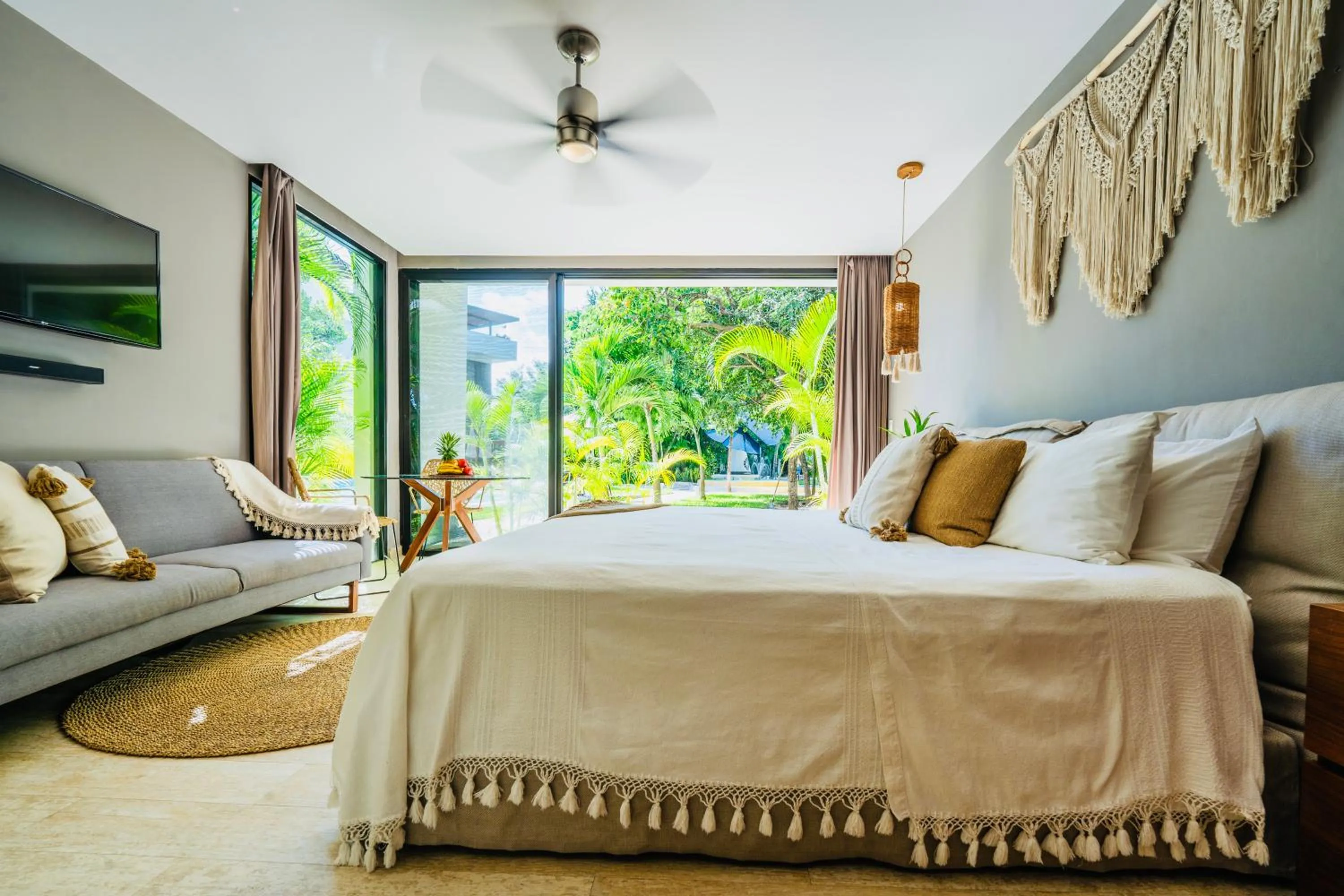 Bed in Luz de Luna Tulum Suite II