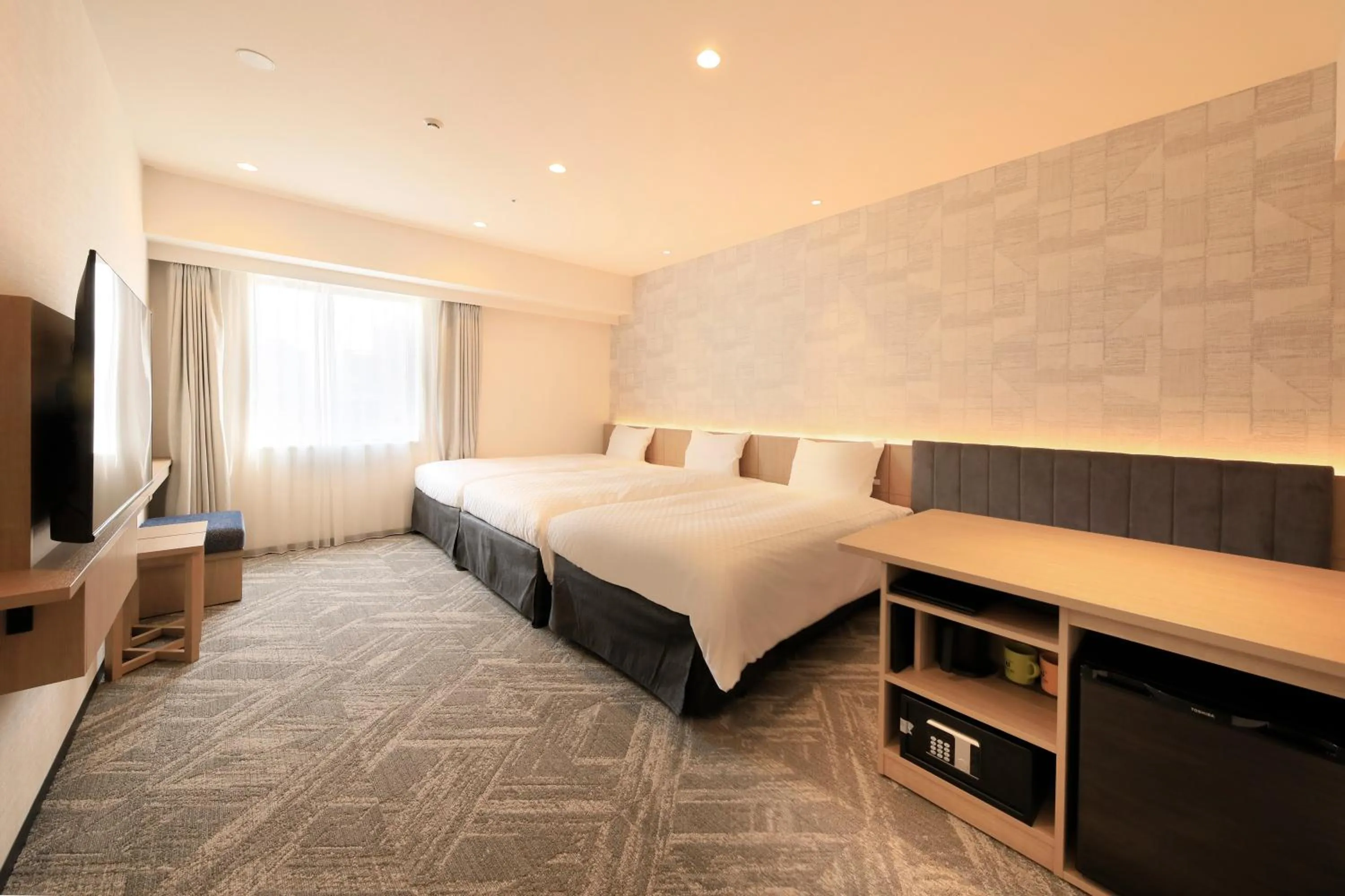 Photo of the whole room, Bed in Via Inn Prime Sapporo Odori