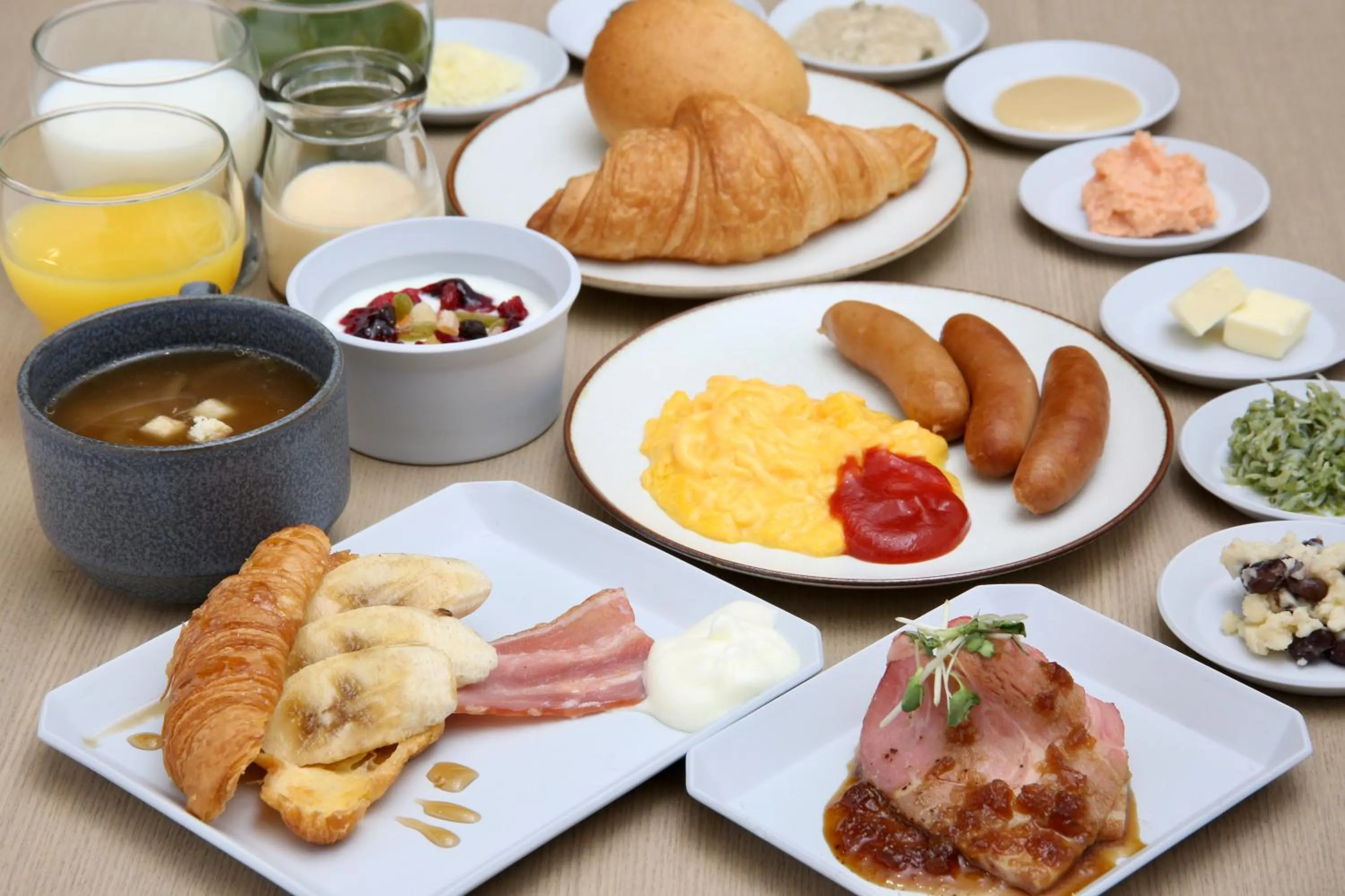 Buffet breakfast in Via Inn Prime Sapporo Odori