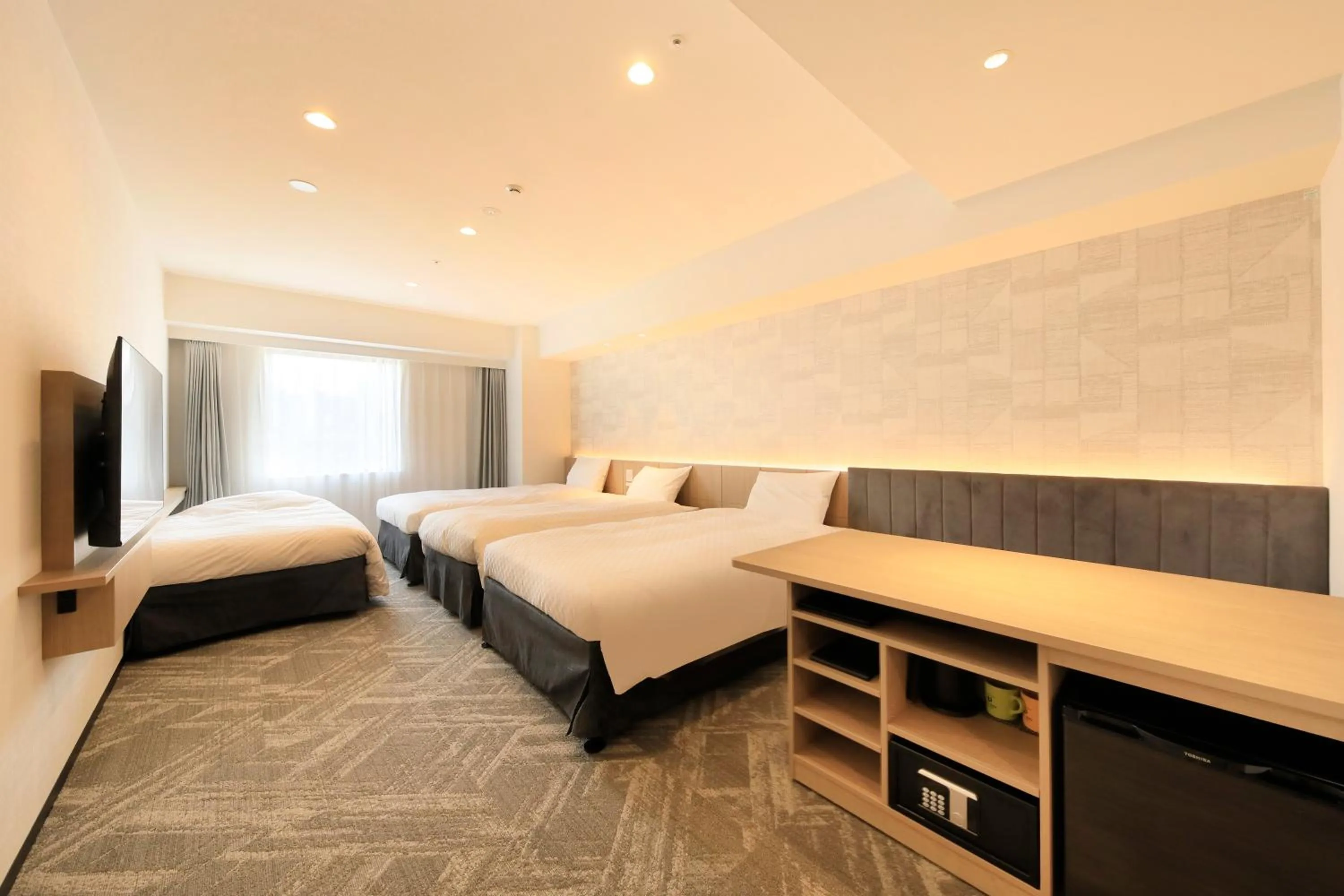 Photo of the whole room, Bed in Via Inn Prime Sapporo Odori