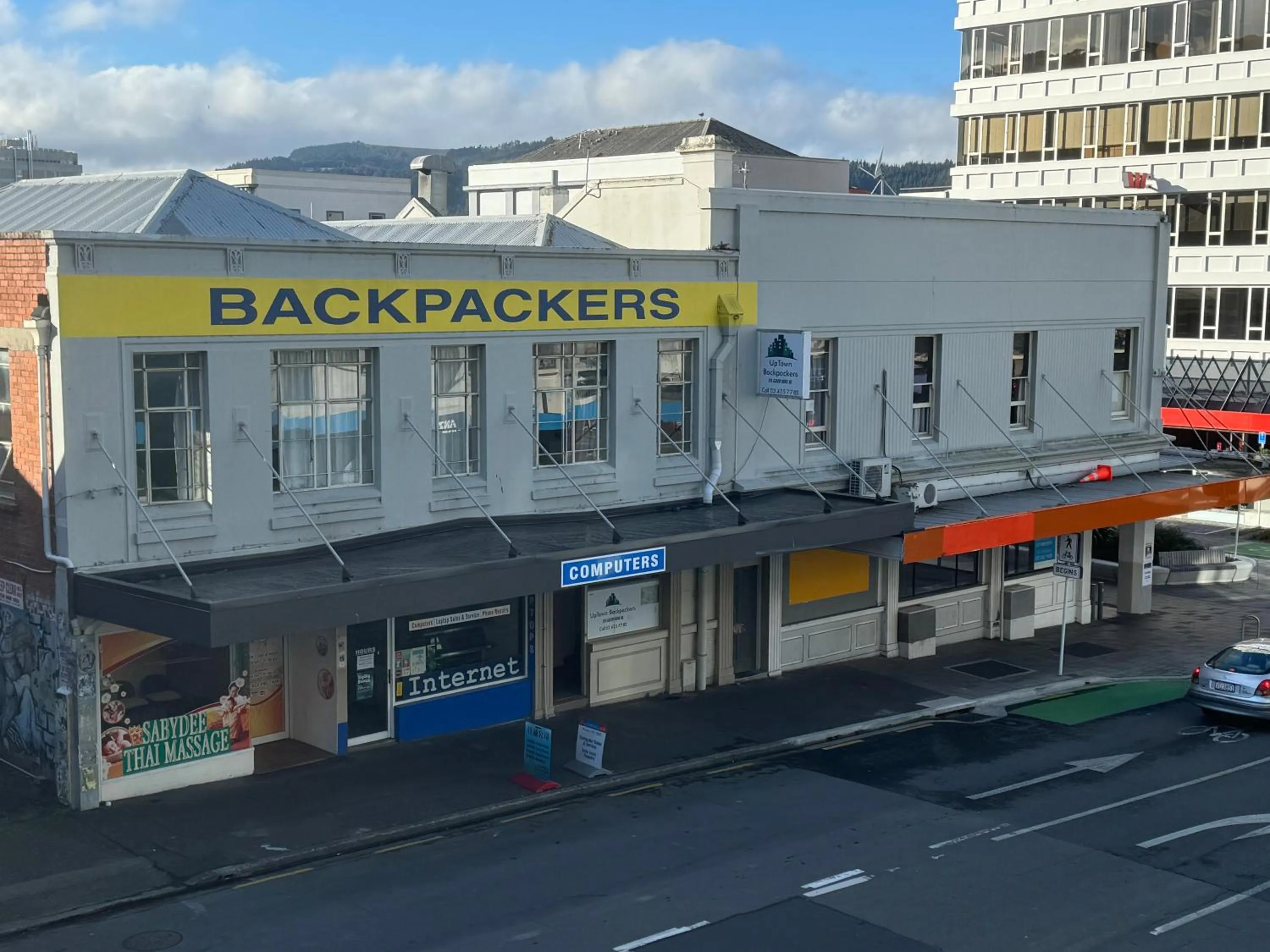 Property building in UpTown Backpackers