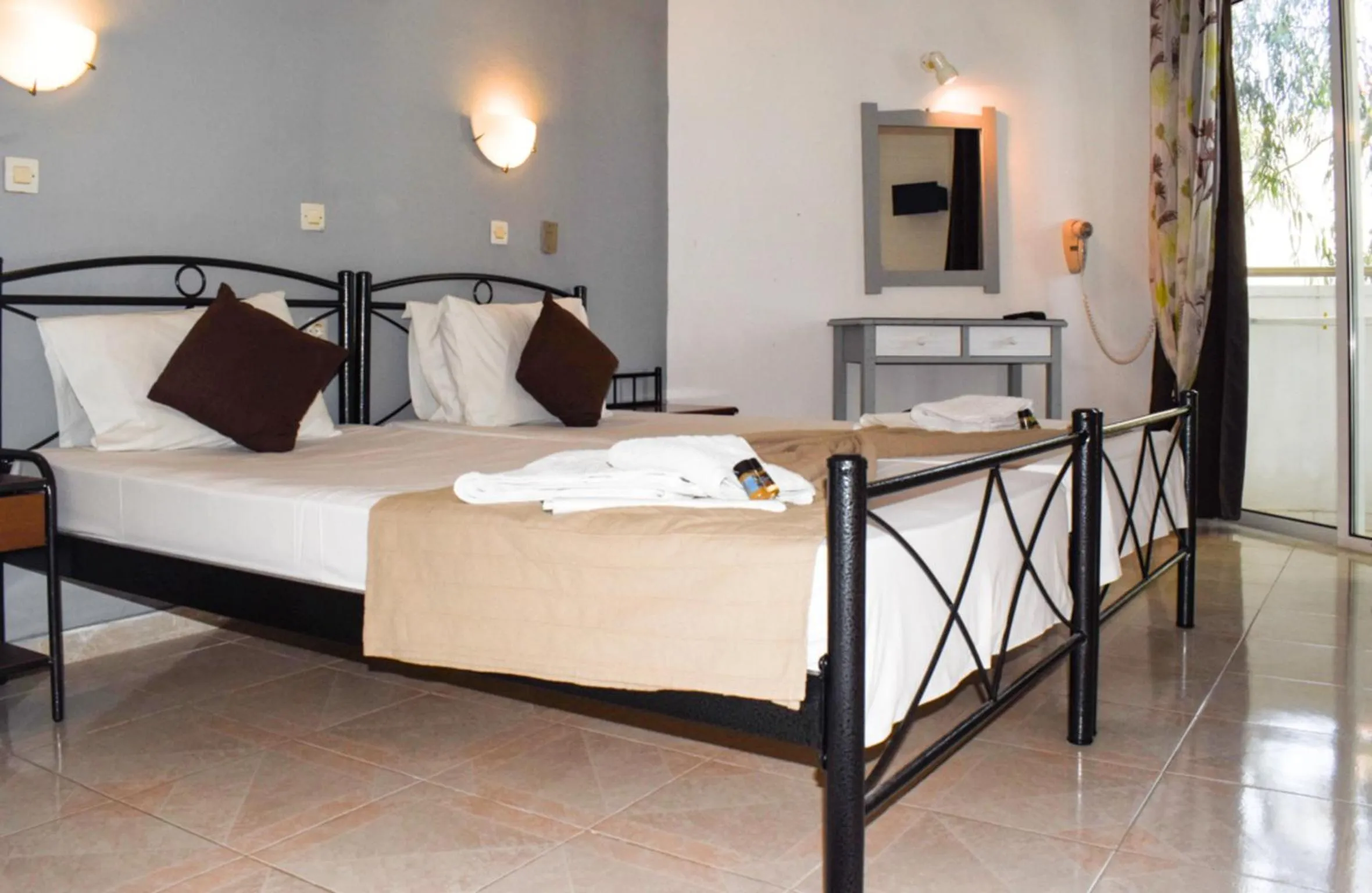 Bed in White Palace Studios