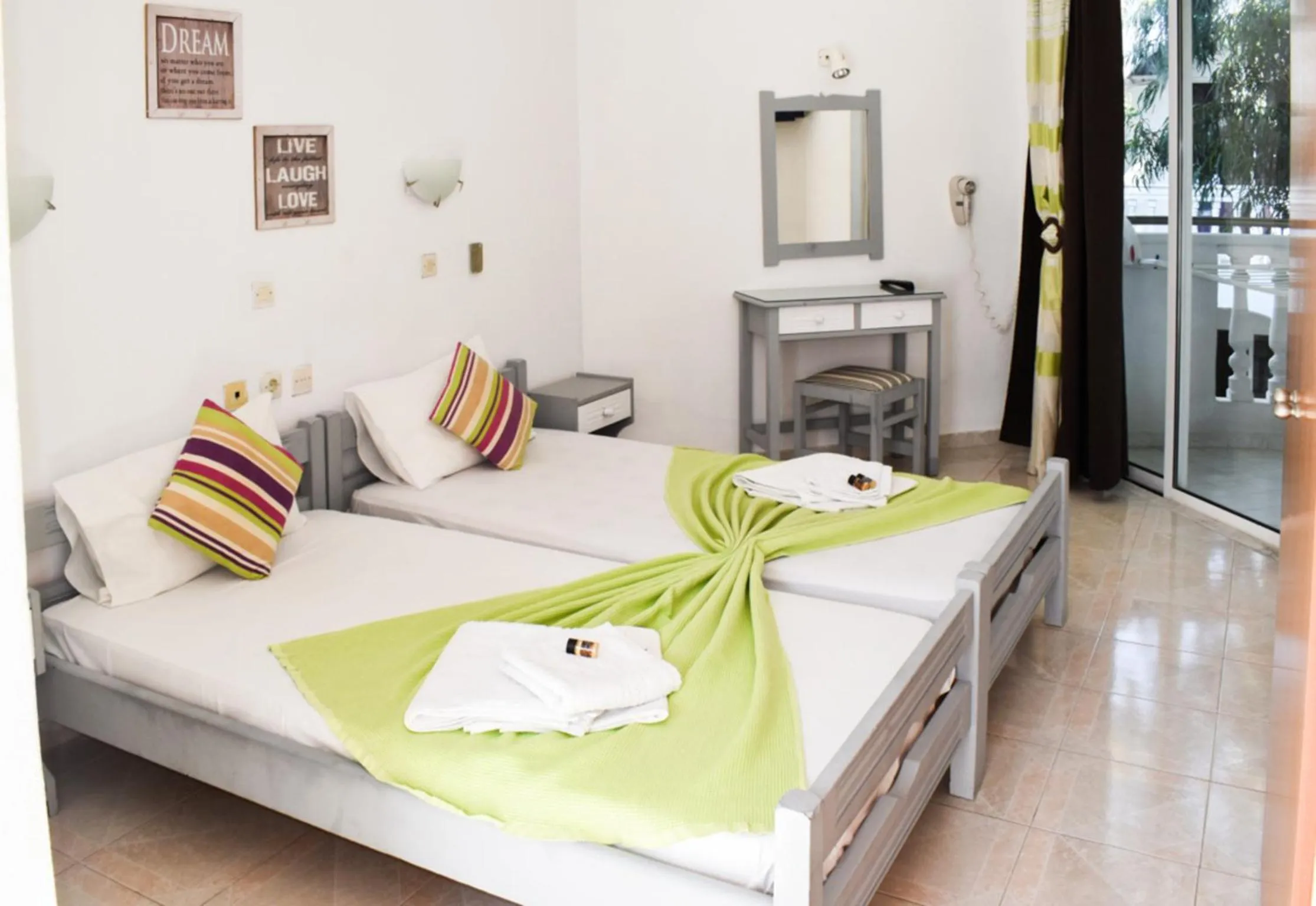 Bed in White Palace Studios