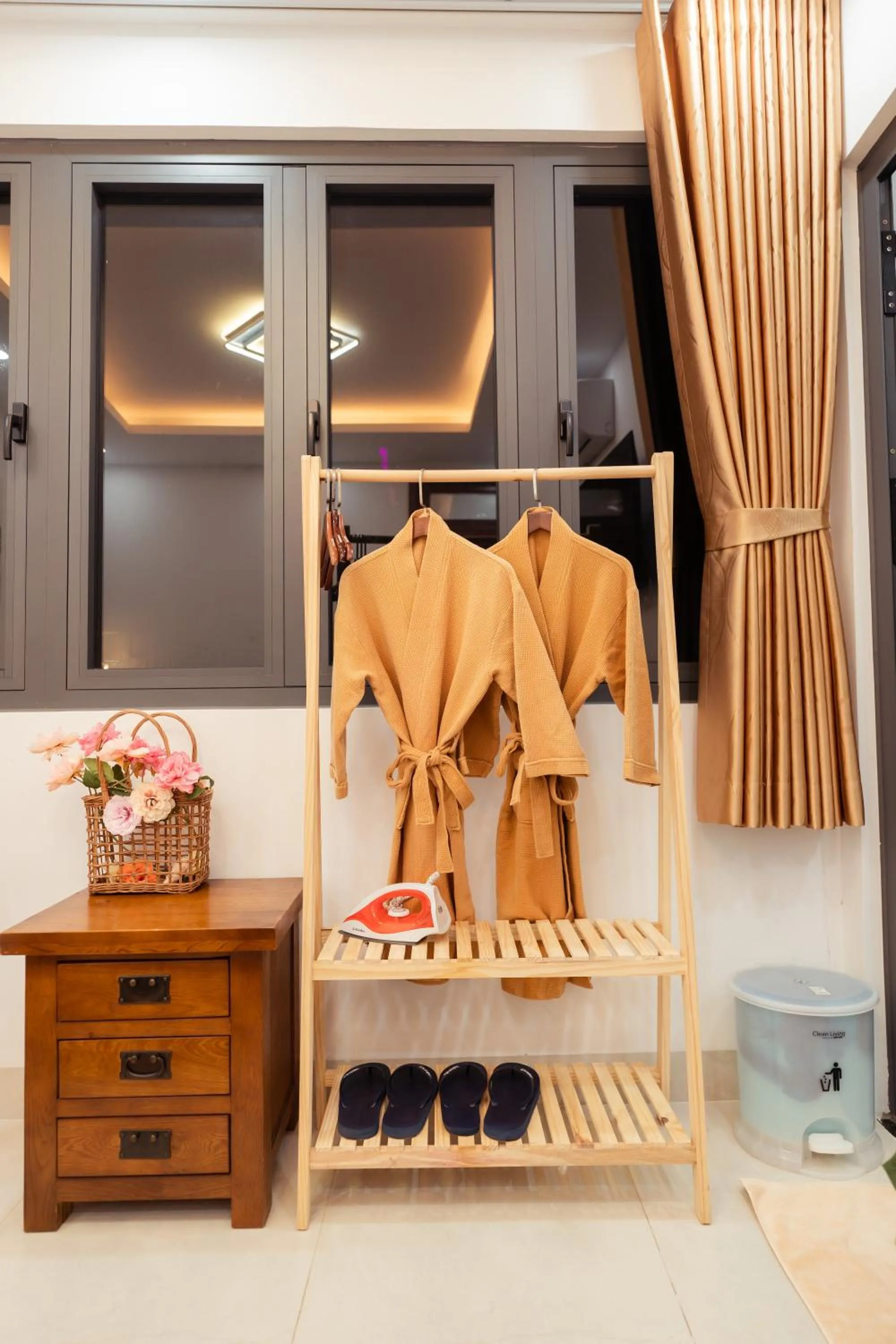 Decorative detail, Bed in The Sophia Apartment - Thao Dien Central