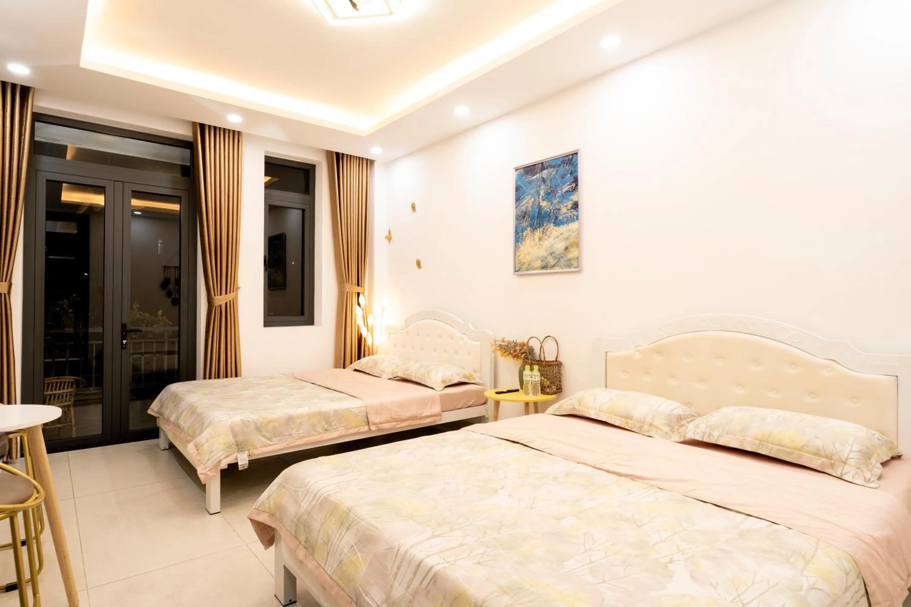 Bedroom, Bed in The Sophia Apartment - Thao Dien Central