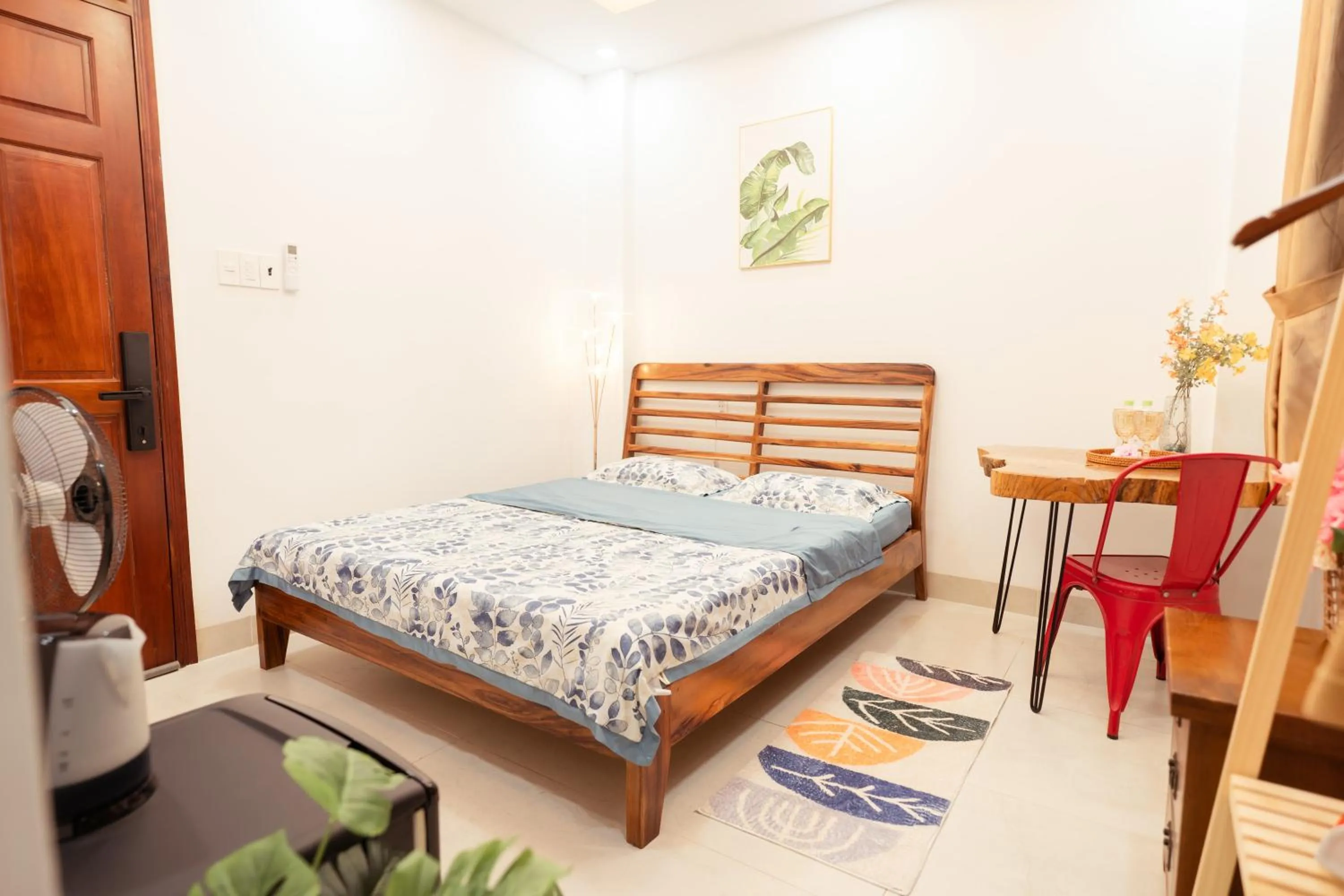 Bedroom, Bed in The Sophia Apartment - Thao Dien Central