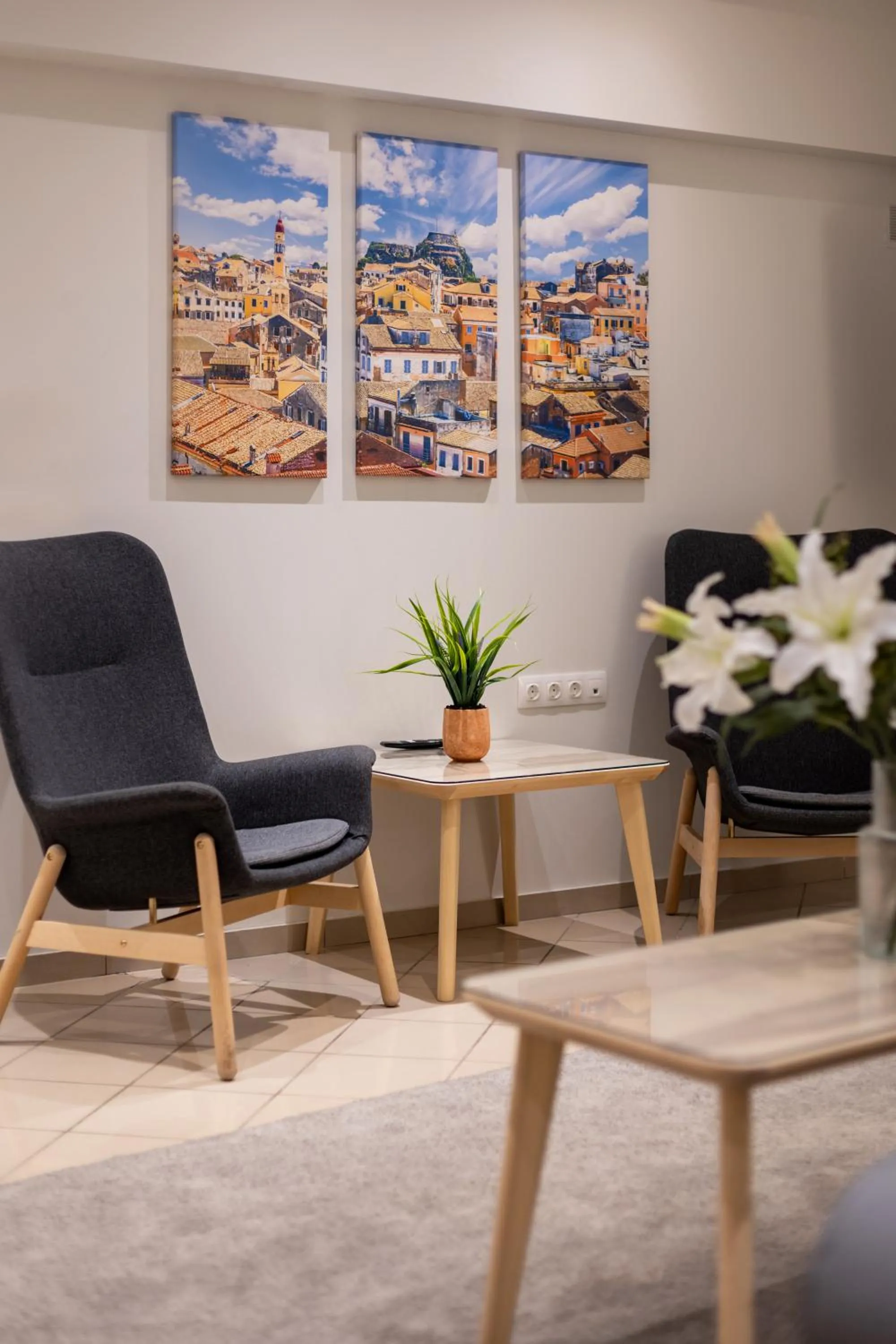 Living room in Hotel Bretagne
