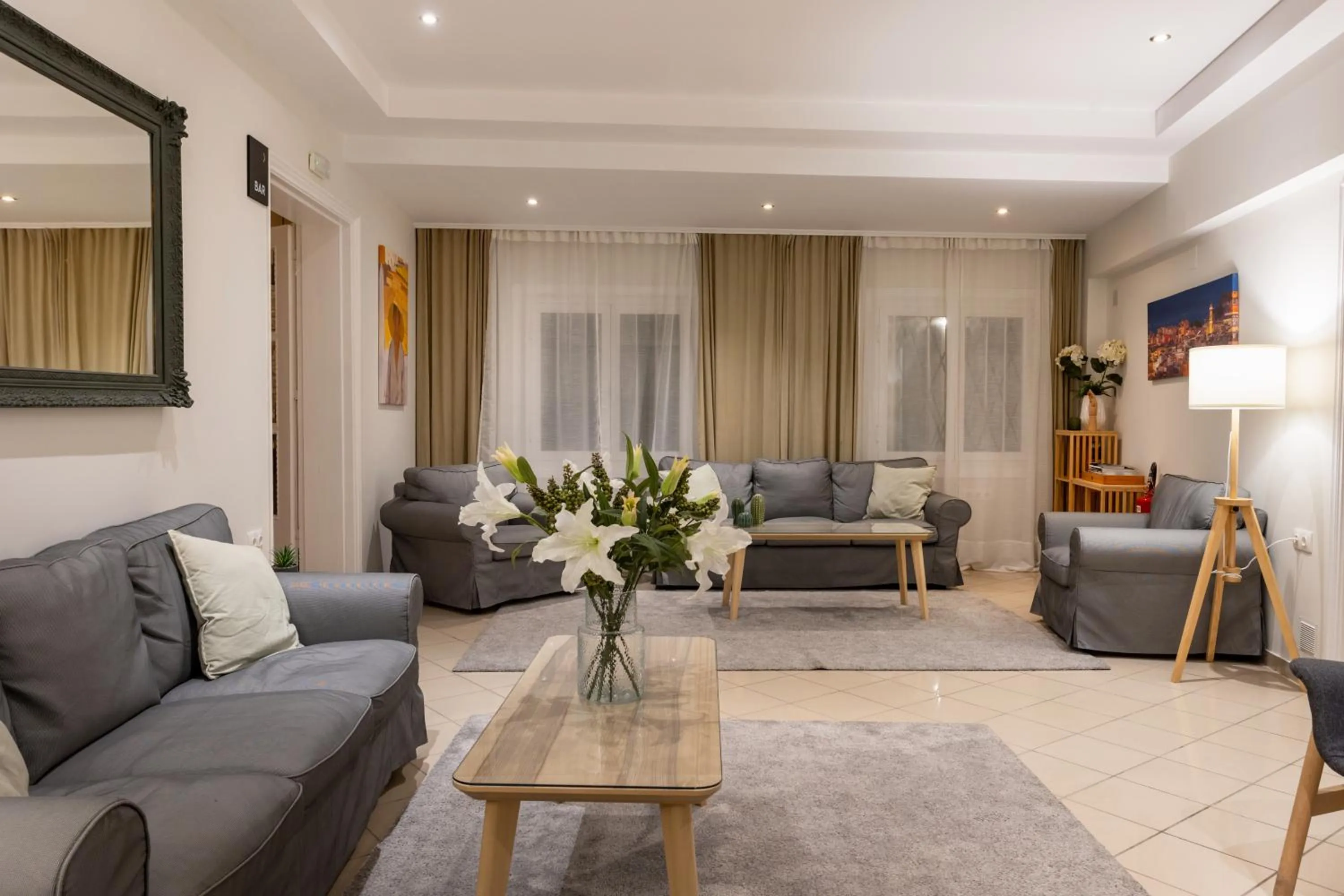 Living room in Hotel Bretagne