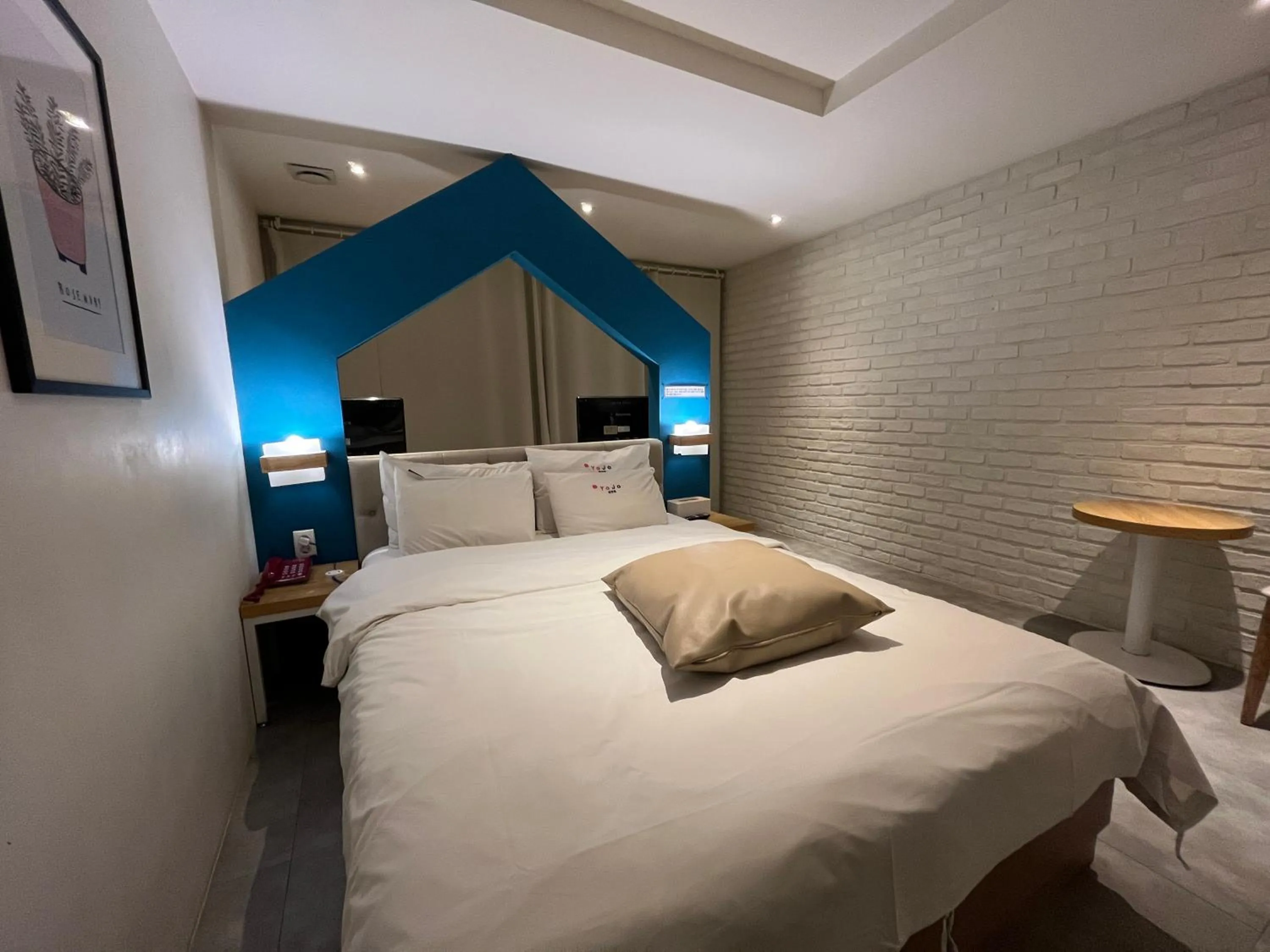 Bed in Hotel Yaja Hwajeong Station