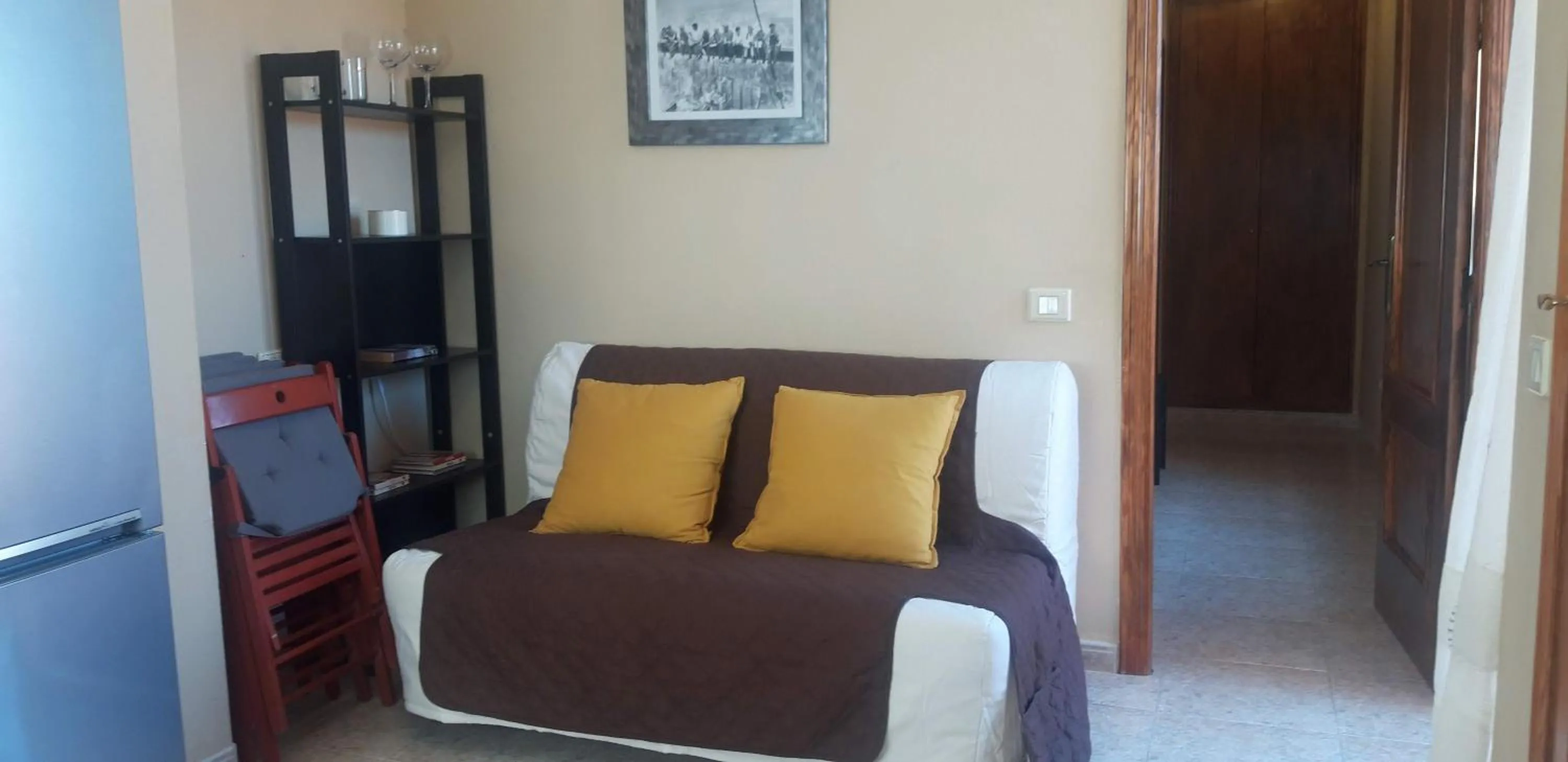 Living room in Playa Paradís - Primera linea de playa - AP-7 3min - Self check-in 24h