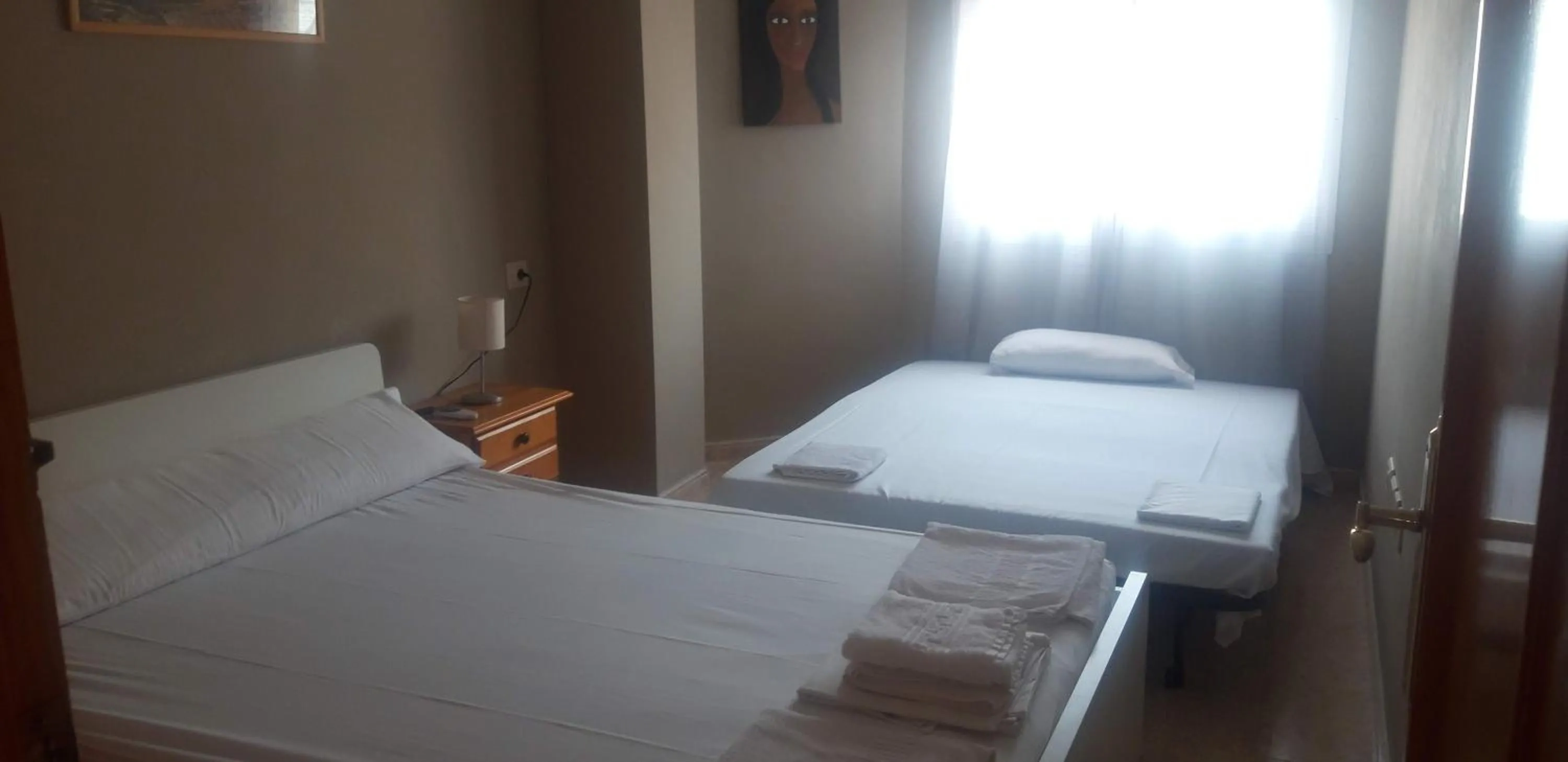 Bedroom, Bed in Playa Paradís - Primera linea de playa - AP-7 3min - Self check-in 24h
