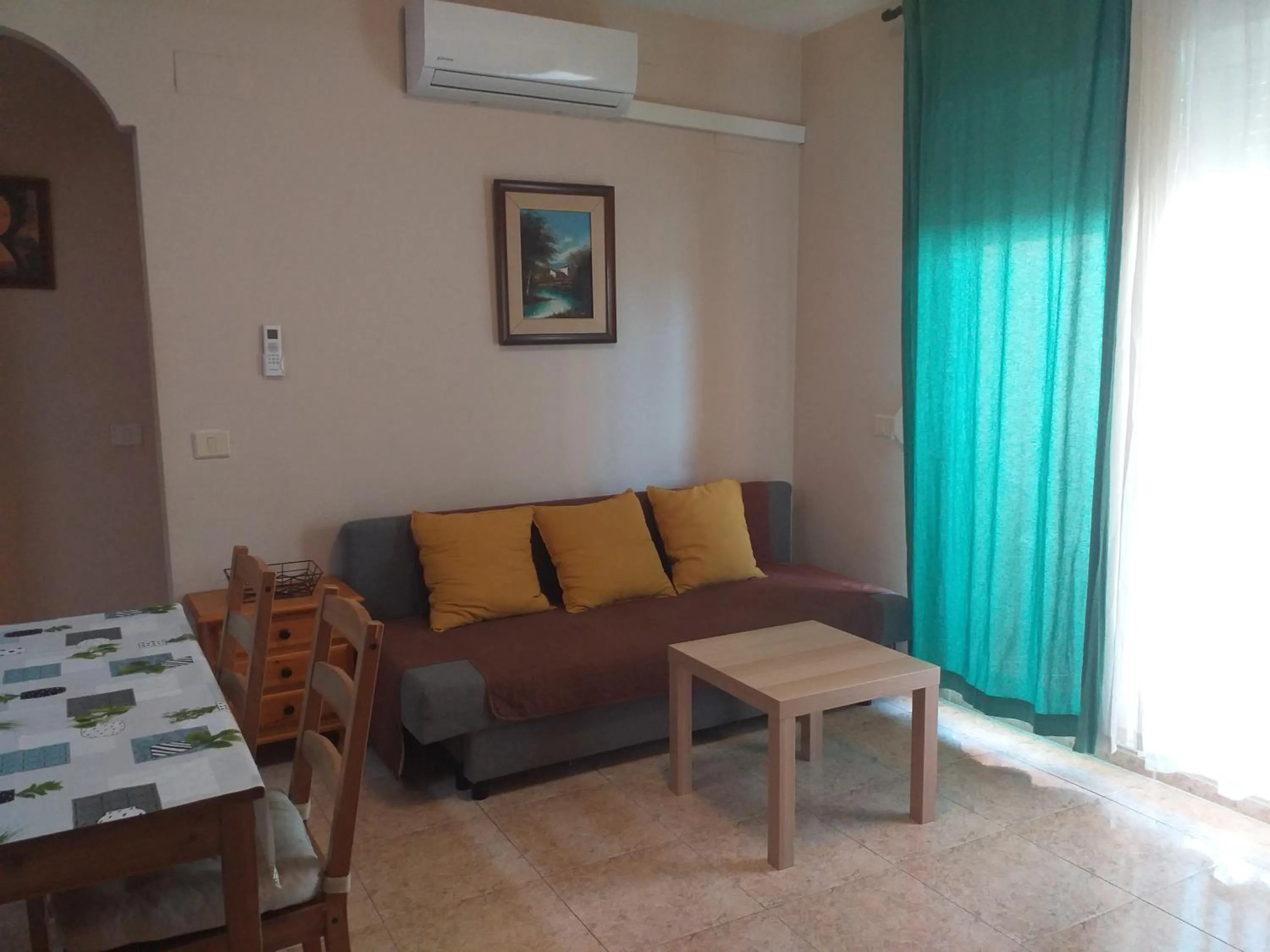 Living room in Playa Paradís - Primera linea de playa - AP-7 3min - Self check-in 24h