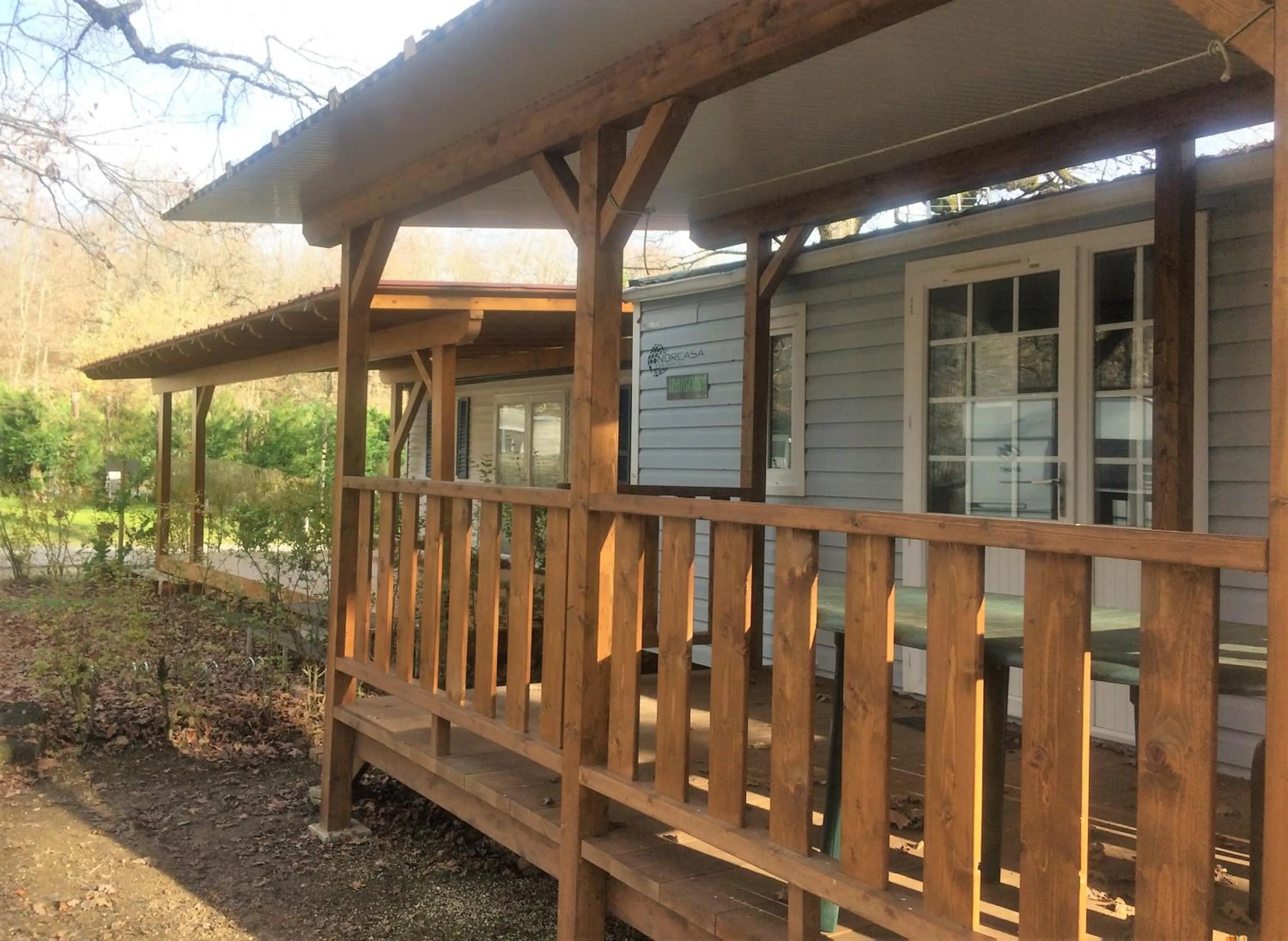Balcony/Terrace in CAMPING ETXARRI