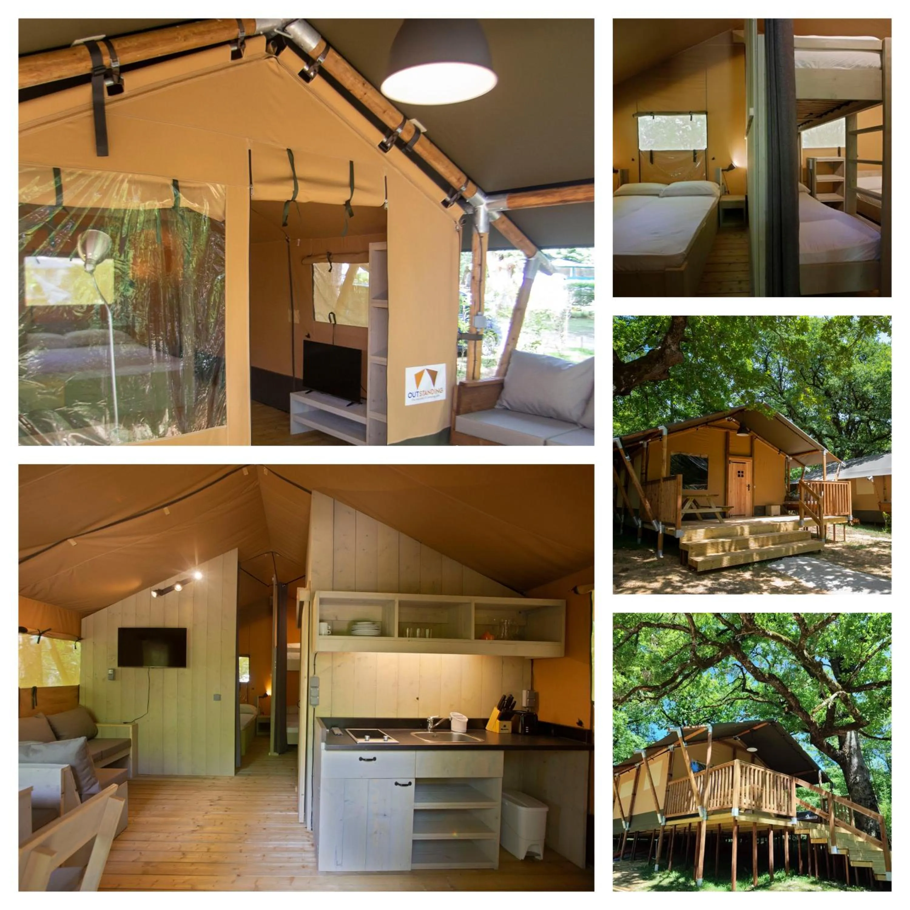 Kitchen or kitchenette in CAMPING ETXARRI