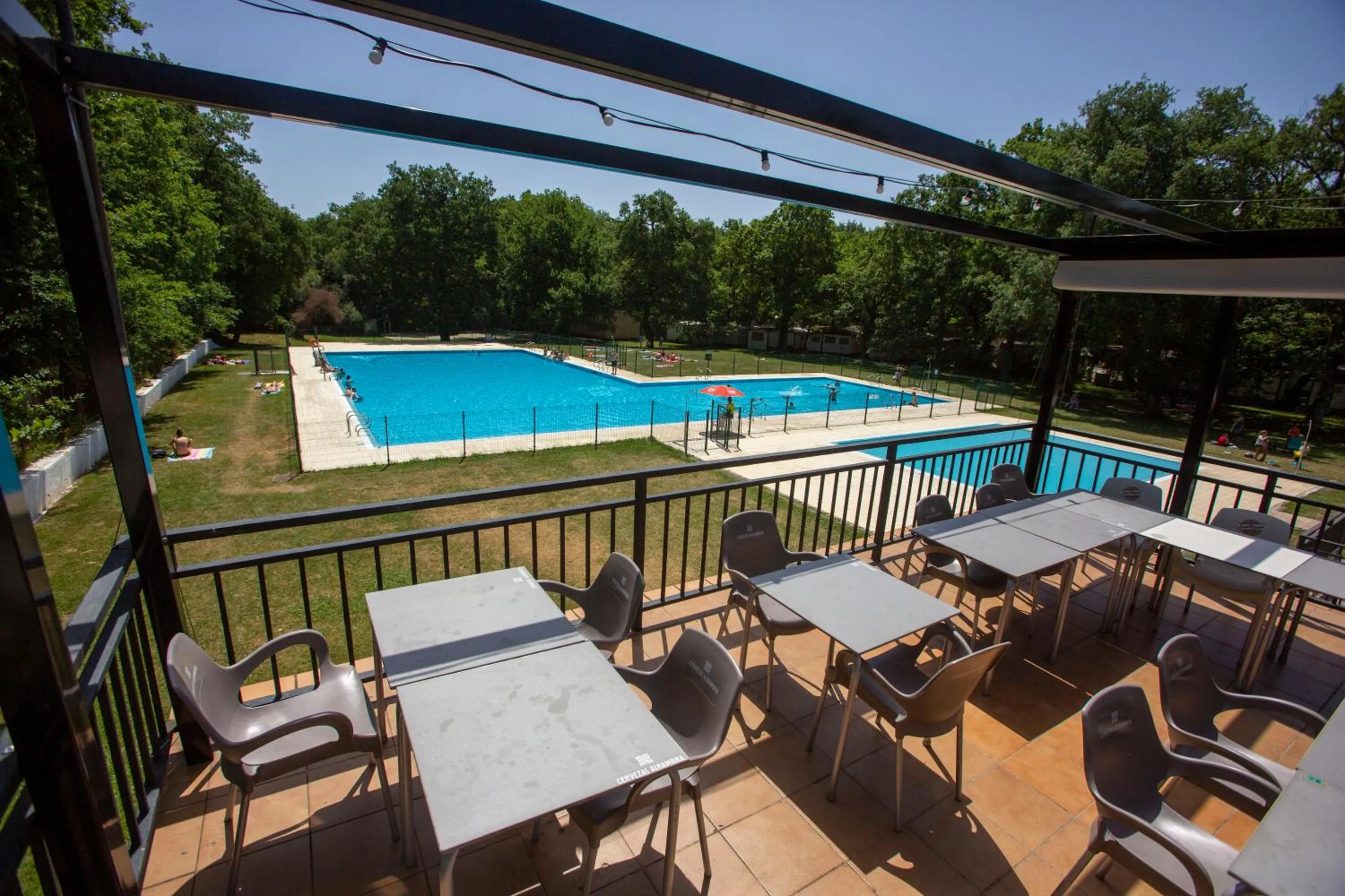 Pool view in CAMPING ETXARRI