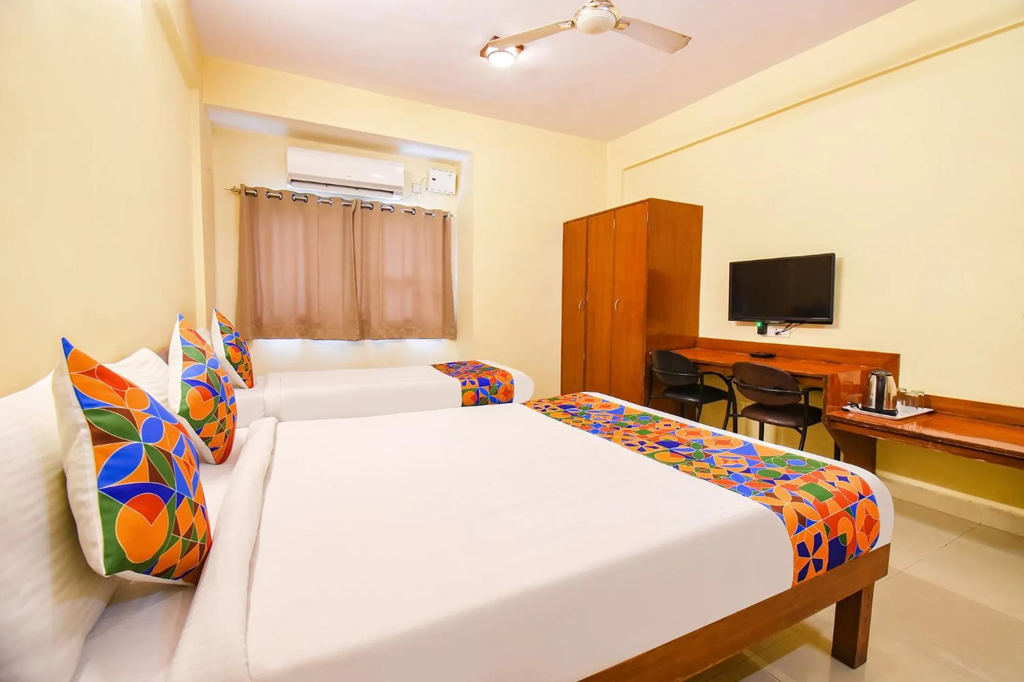 Bed in FabHotel Prime Yash Residency - Nr Lonavala Railway Station