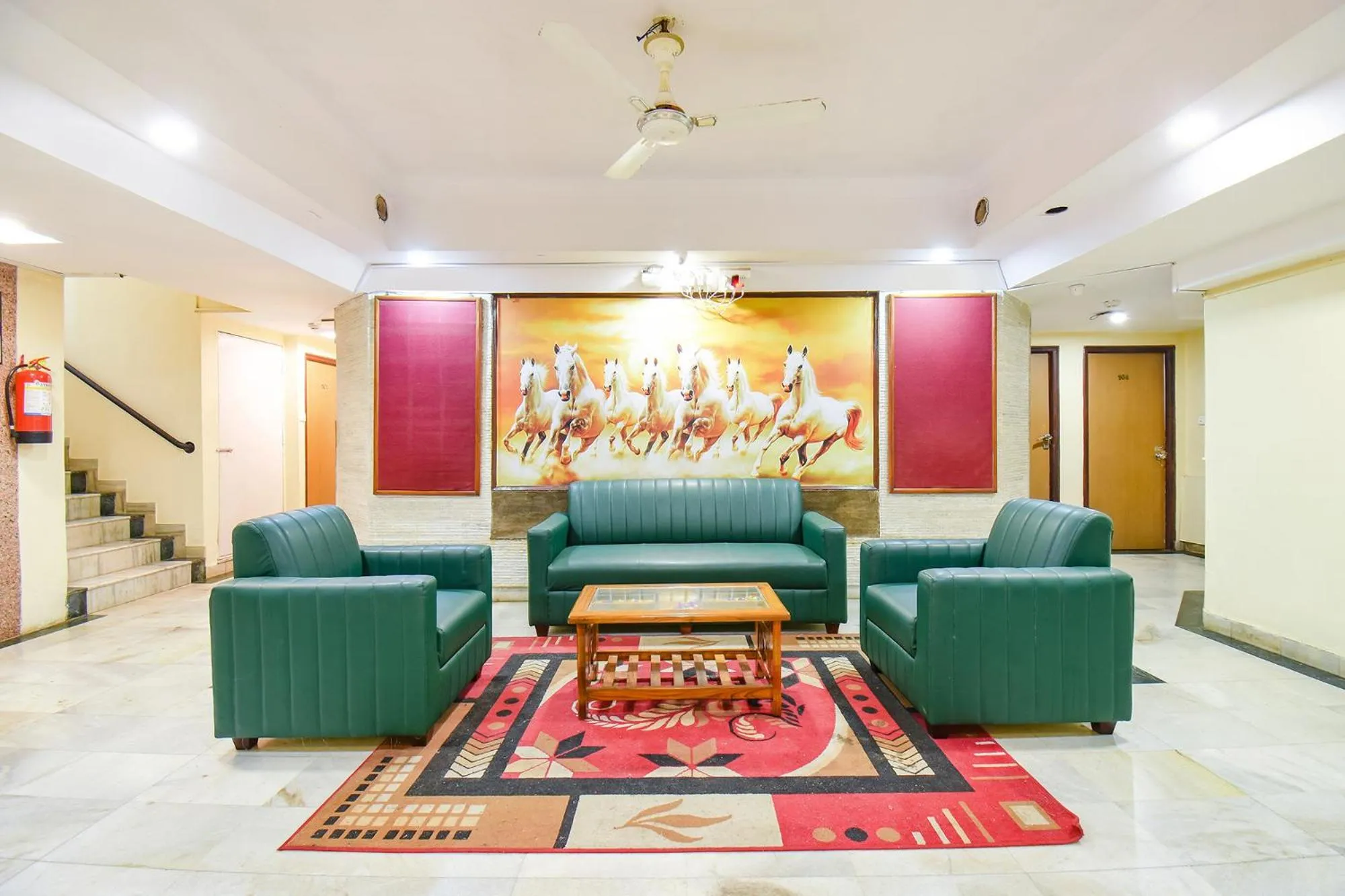 Seating area in FabHotel Prime Yash Residency - Nr Lonavala Railway Station