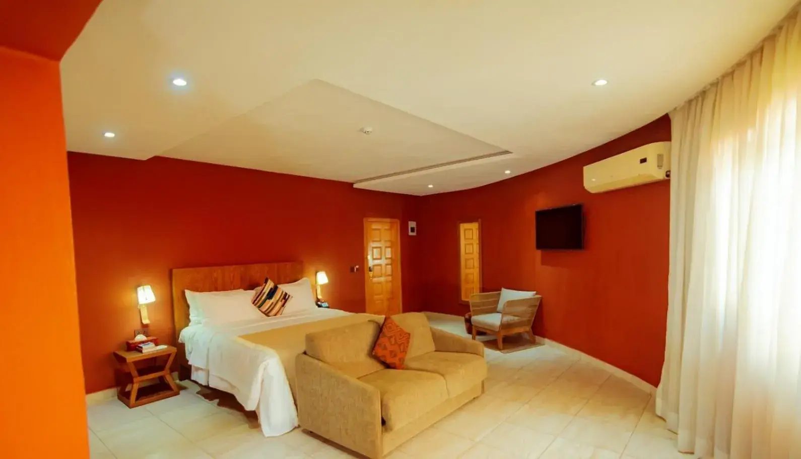 Bed in Trois Ore Residences & Green Earth Bistro Bed in Trois Ore Residences & Green Earth Bistro