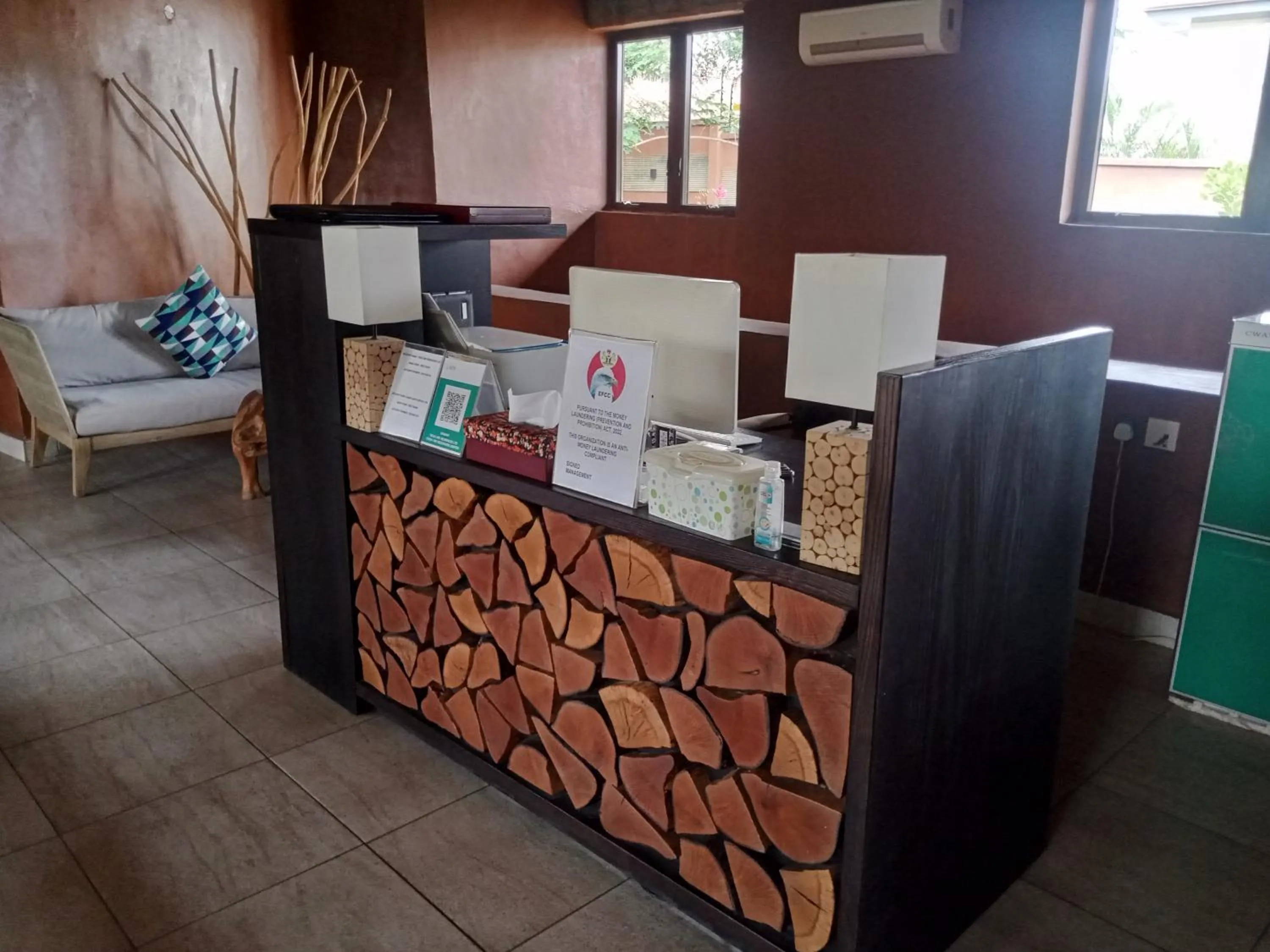 Lobby or reception in Trois Ore Residences & Green Earth Bistro