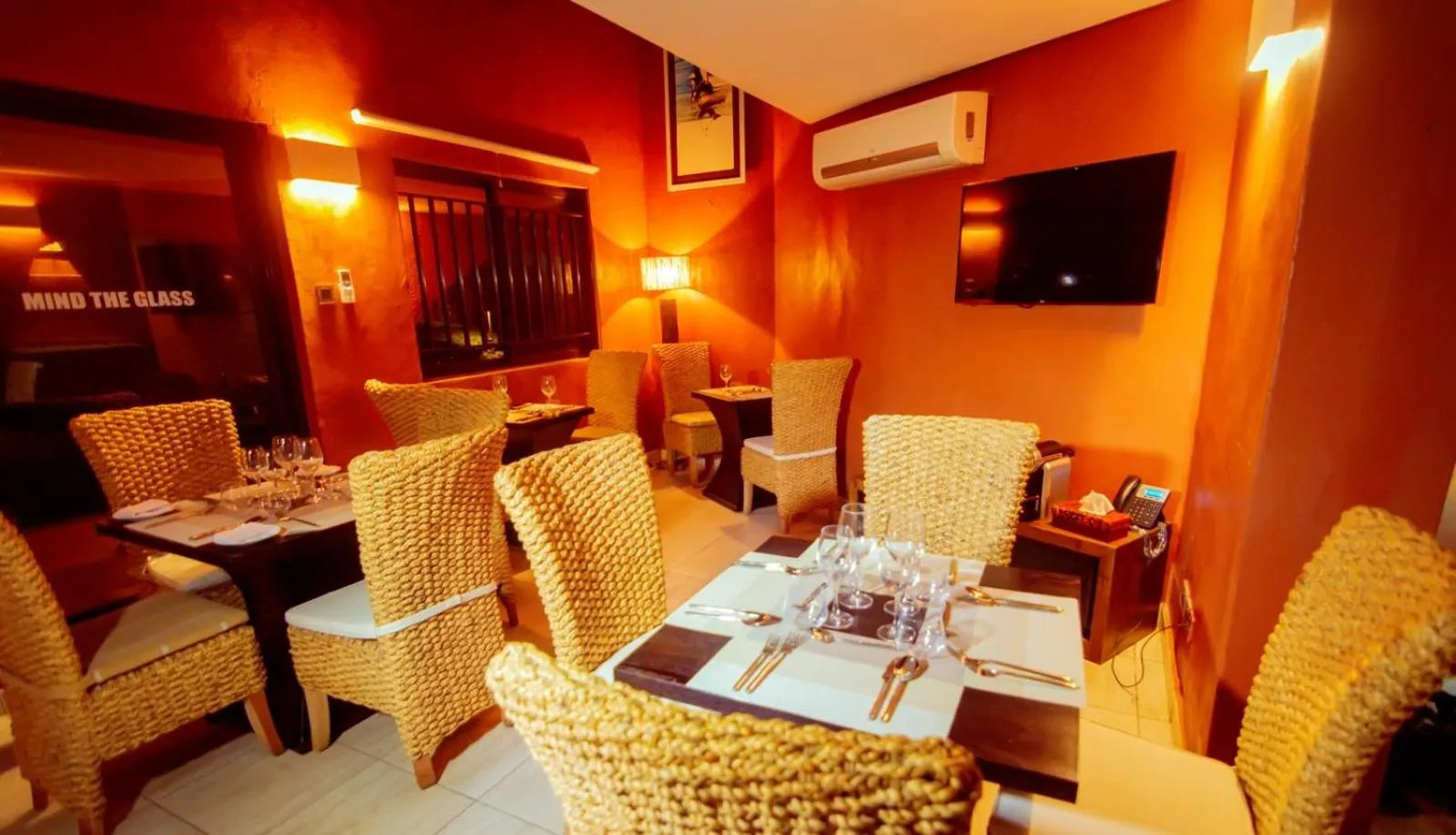 Communal lounge/ TV room in Trois Ore Residences & Green Earth Bistro