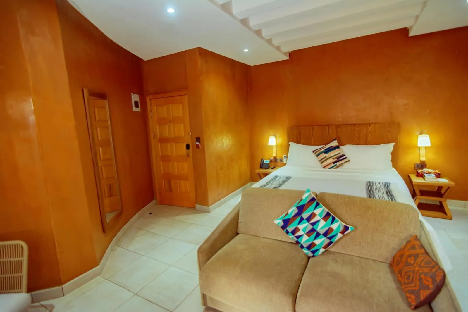 Bedroom in Trois Ore Residences & Green Earth Bistro