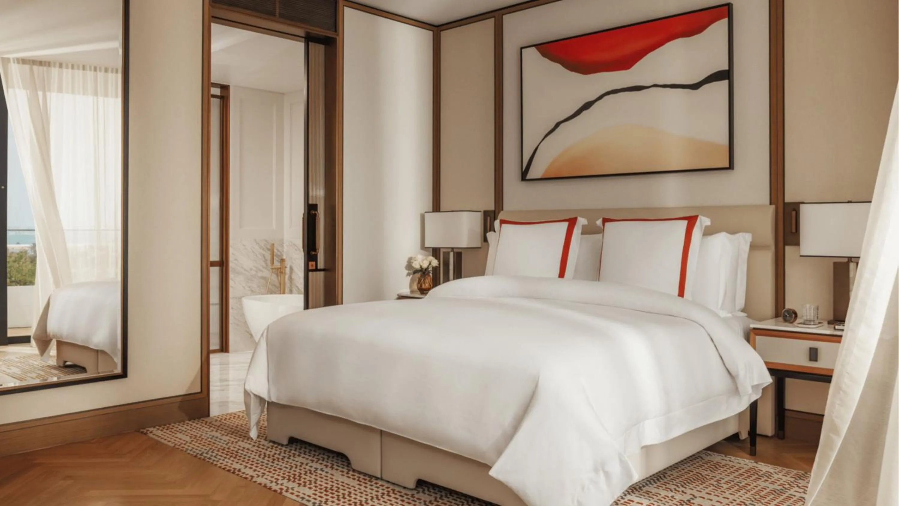 Bedroom, Bed in Jumeirah Residences Marsa Al Arab Dubai