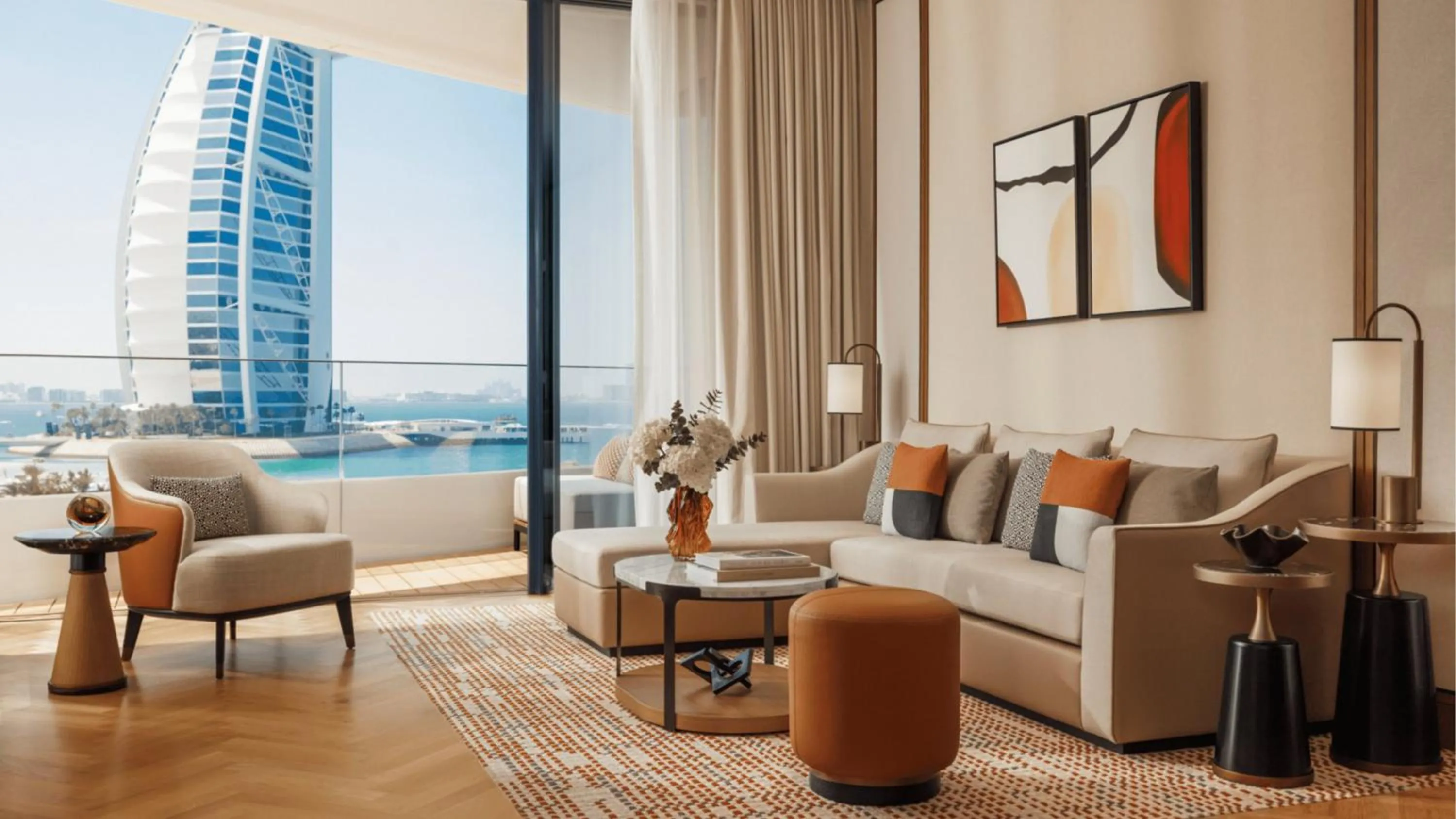 Living room in Jumeirah Residences Marsa Al Arab Dubai