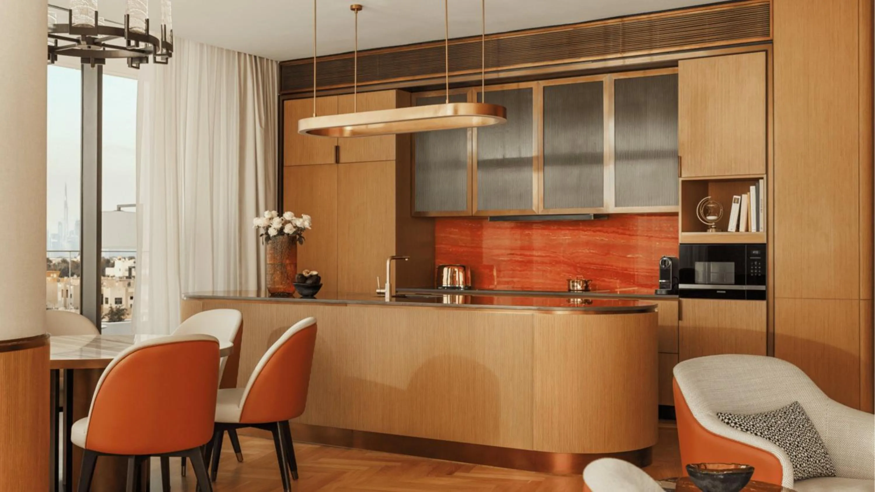 Kitchen or kitchenette in Jumeirah Residences Marsa Al Arab Dubai