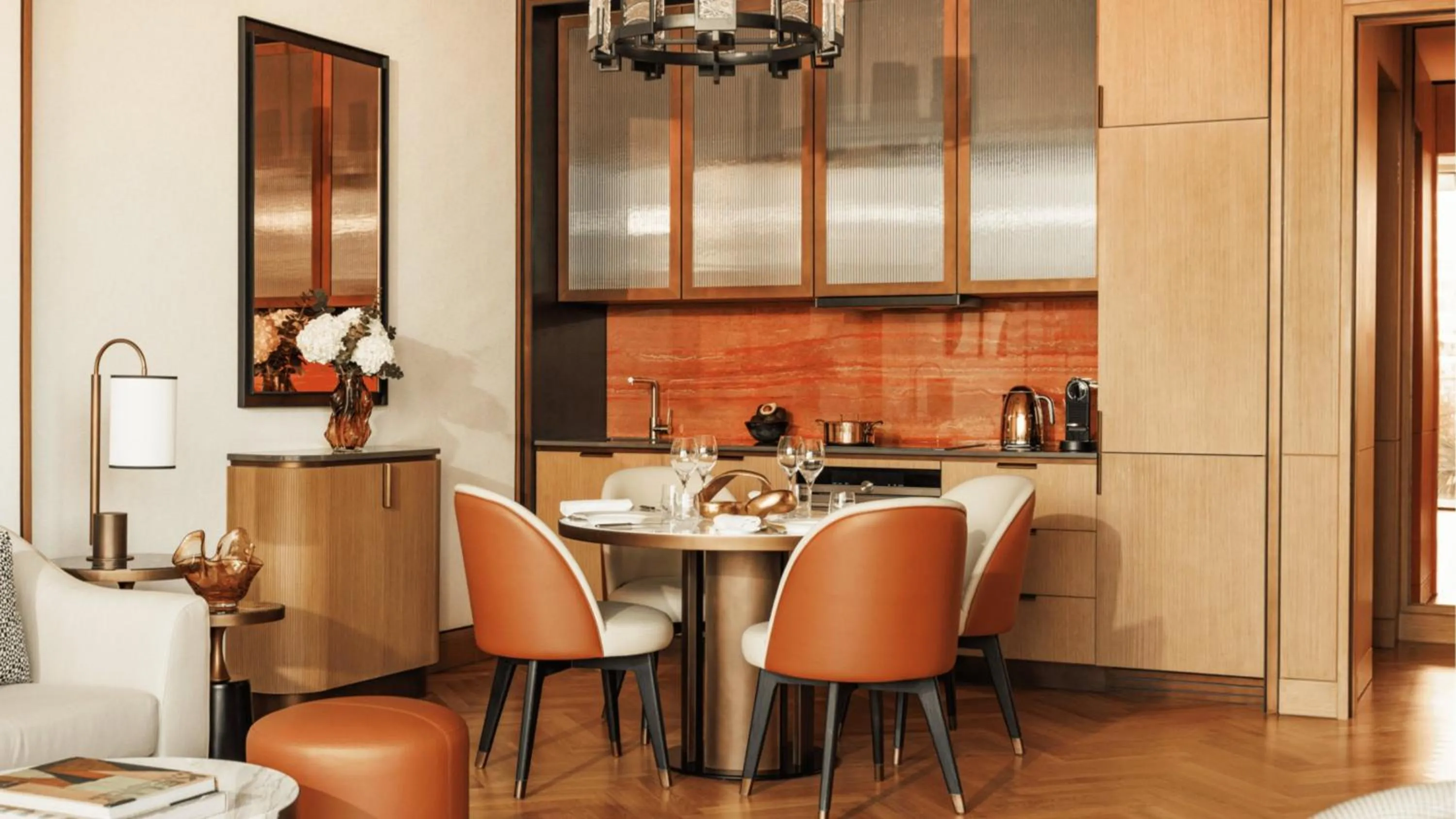 Kitchen or kitchenette in Jumeirah Residences Marsa Al Arab Dubai
