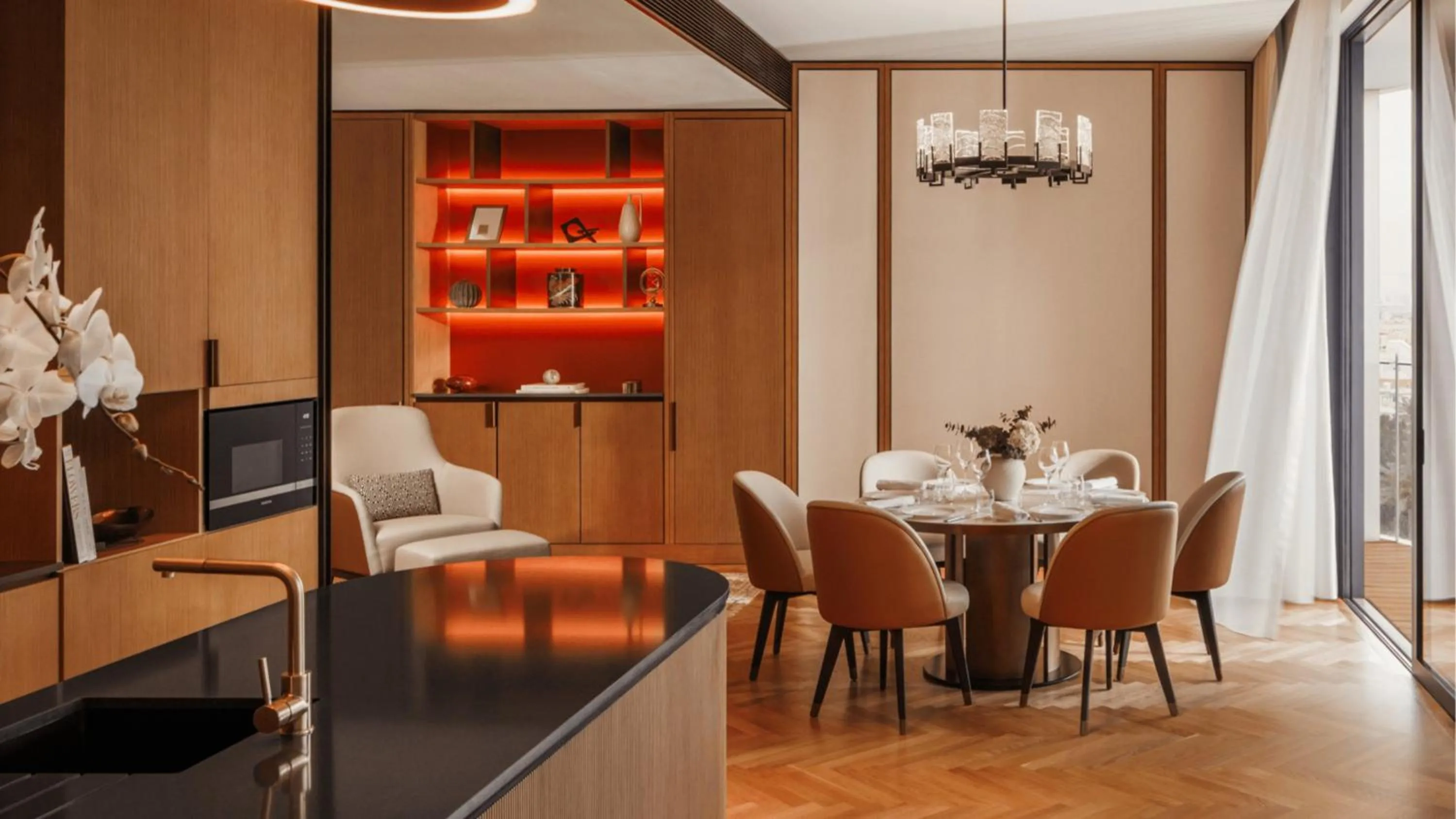 Kitchen or kitchenette in Jumeirah Residences Marsa Al Arab Dubai