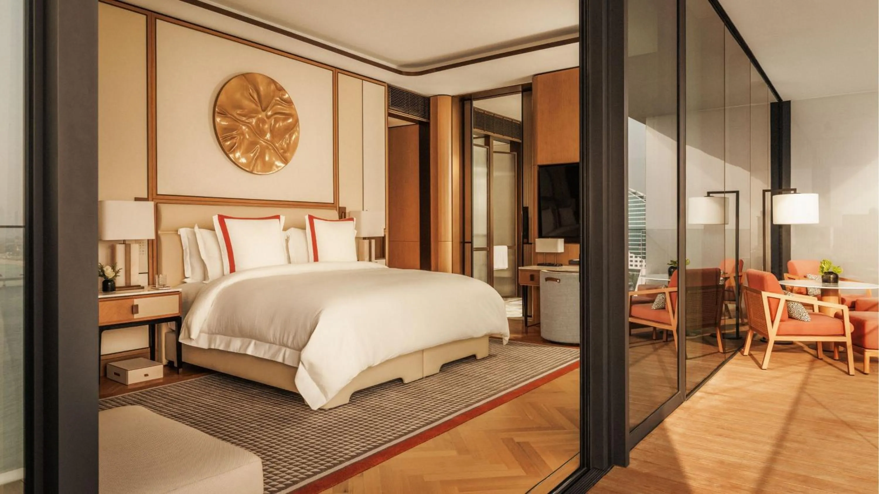 Balcony/Terrace, Bed in Jumeirah Marsa Al Arab Dubai