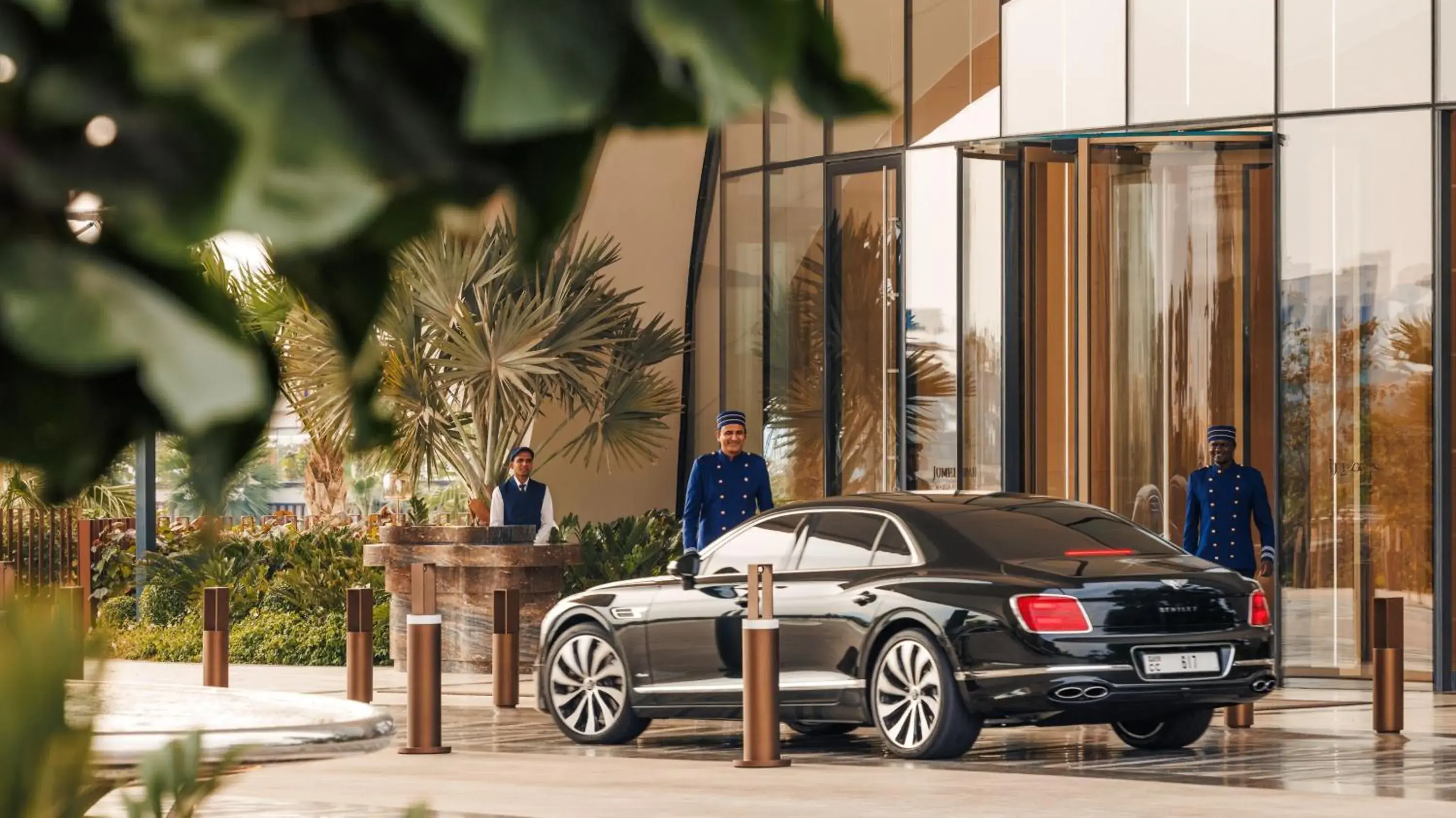 Facade/entrance in Jumeirah Marsa Al Arab Dubai Facade/entrance in Jumeirah Marsa Al Arab Dubai