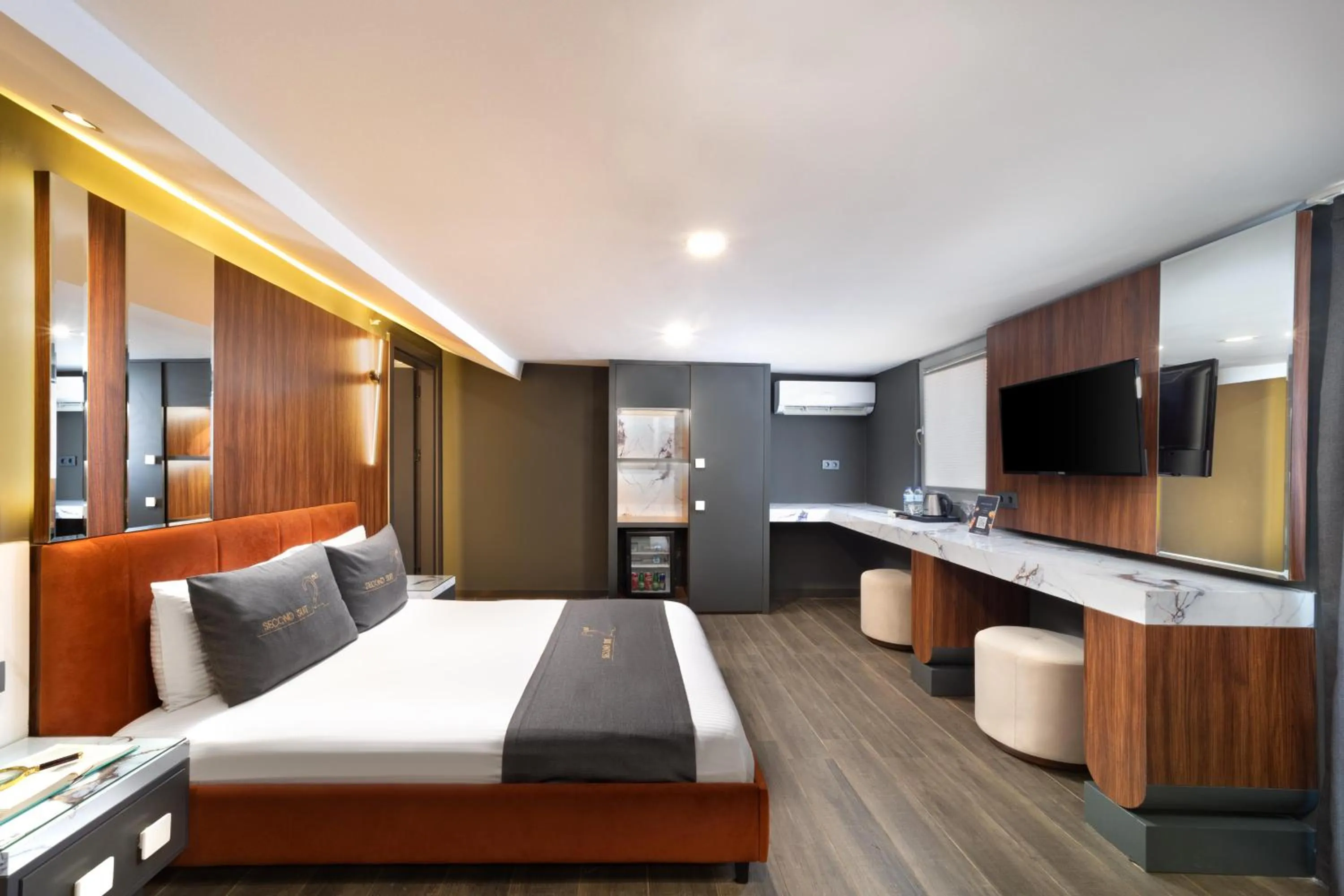 Bed in Second Suit Hotel