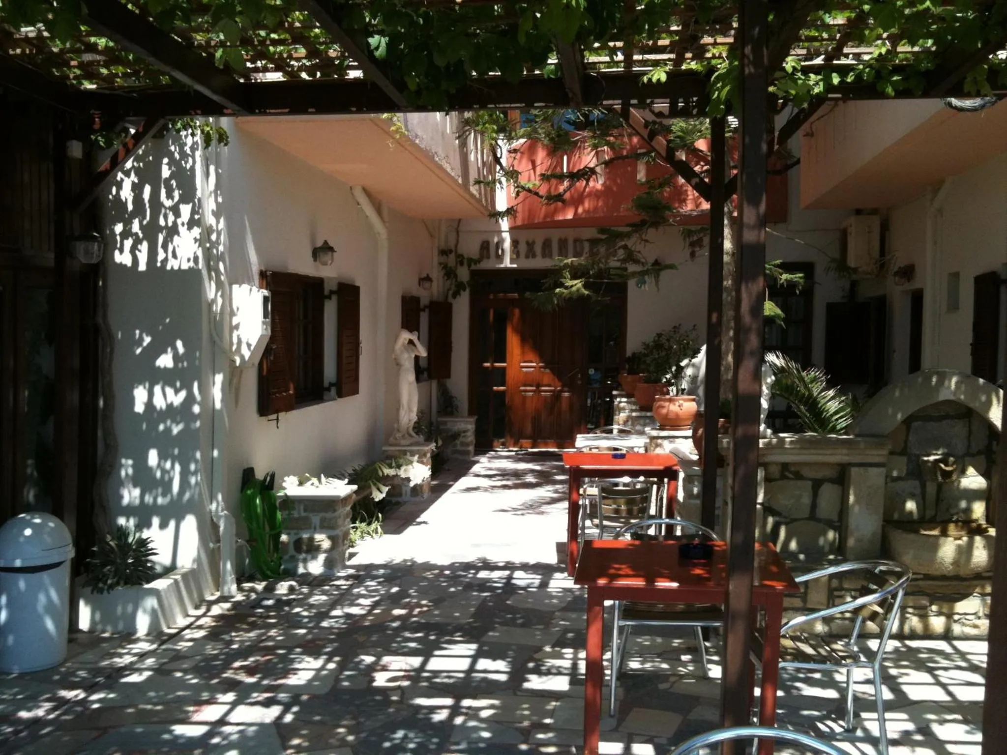 Decorative detail in Alexander Beach Hotel