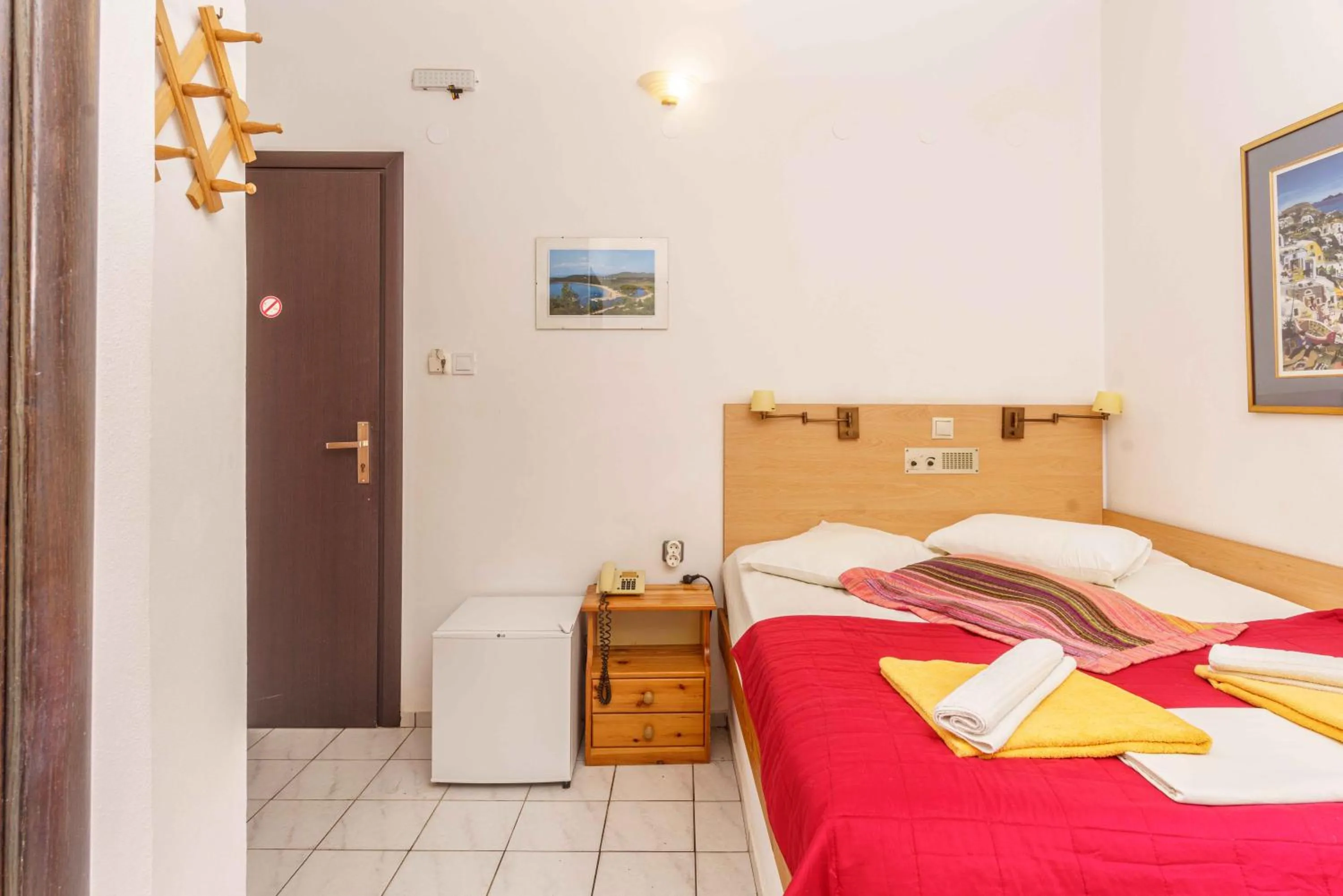 Bed in Alexander Beach Hotel