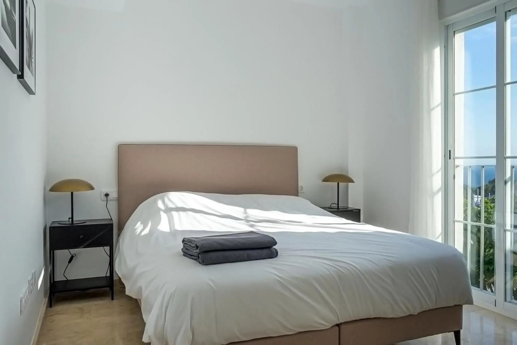 Bed in Apartment Manilva