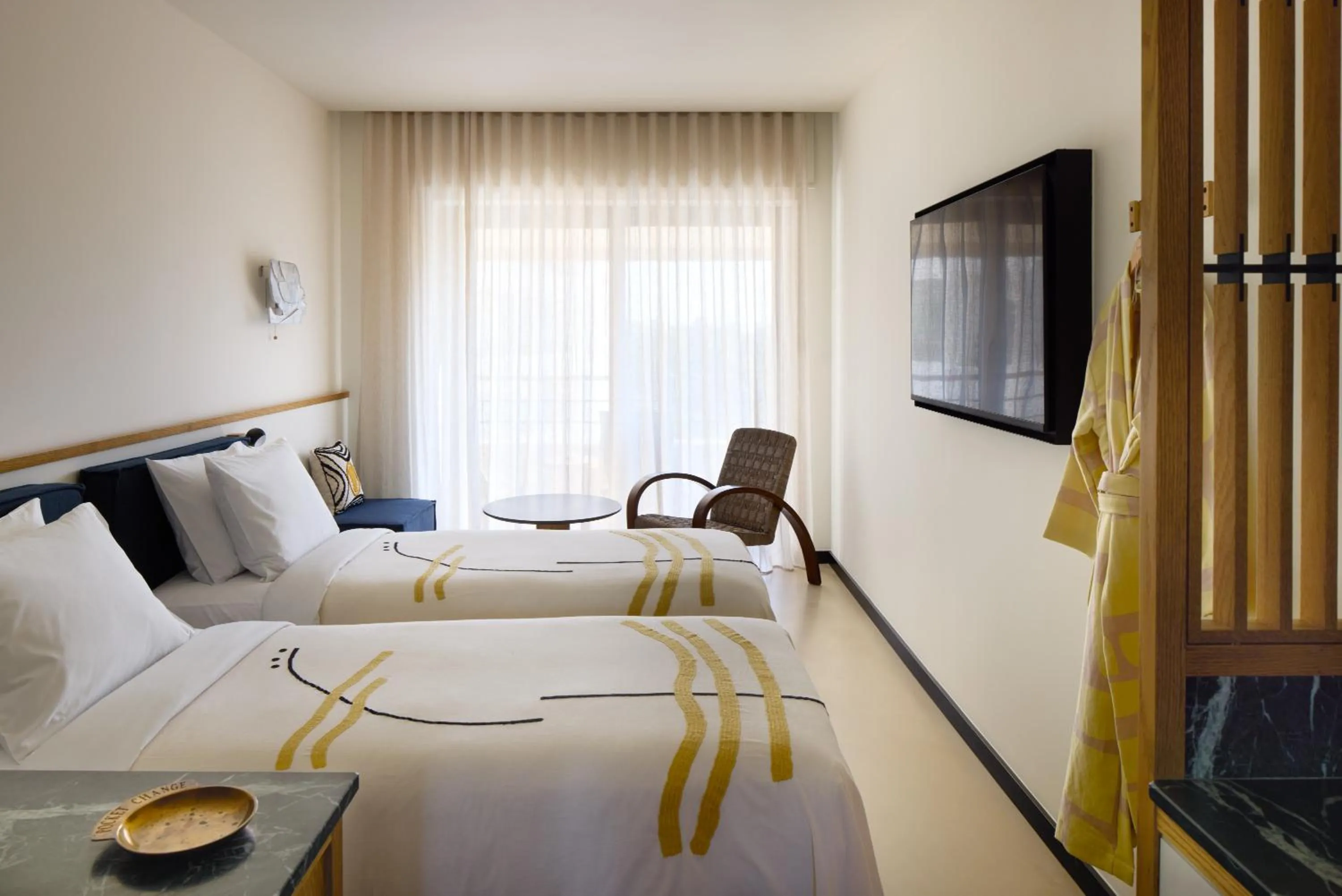 TV and multimedia, Bed in Ace Hotel & Swim Club Athens
