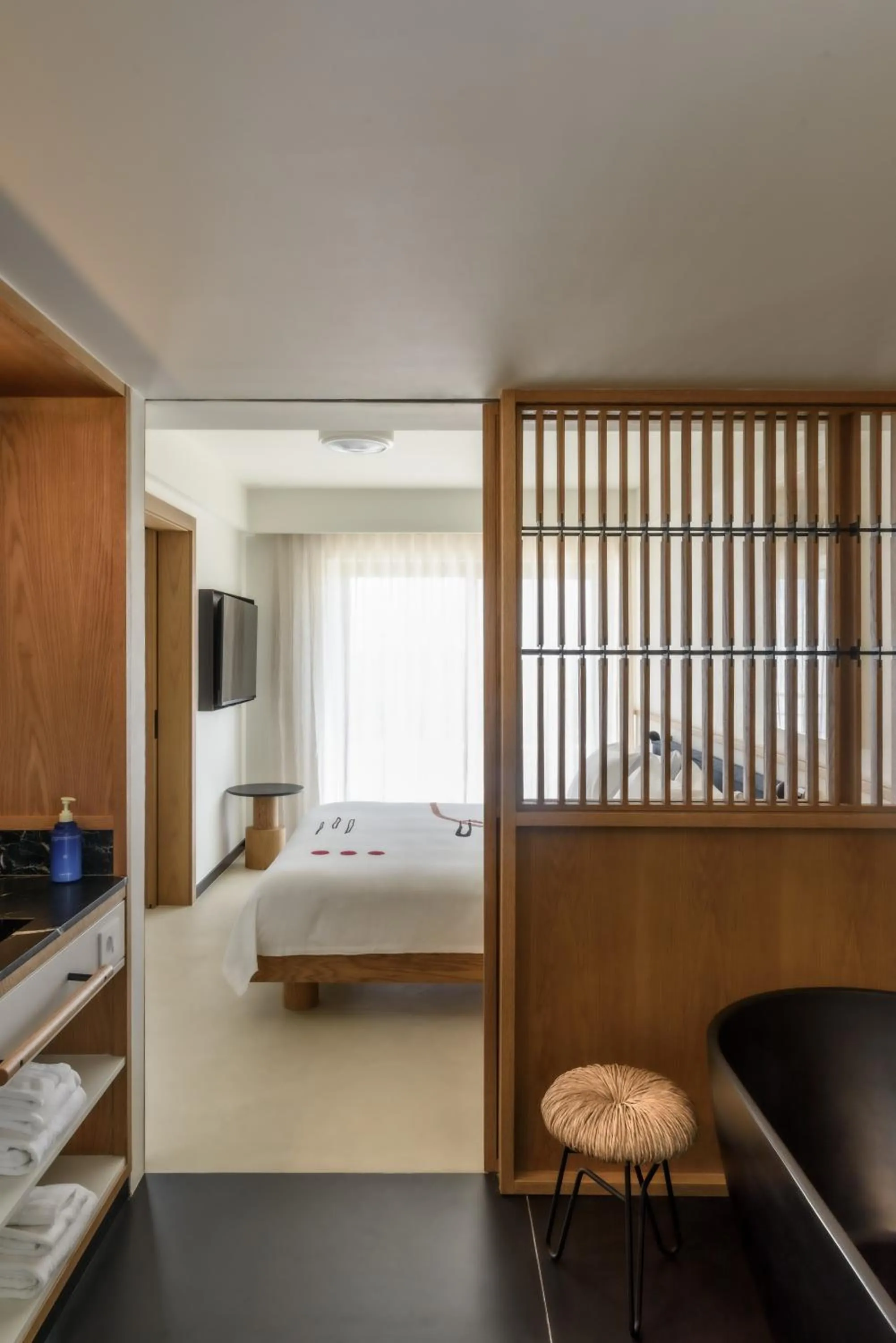 Bed in Ace Hotel & Swim Club Athens