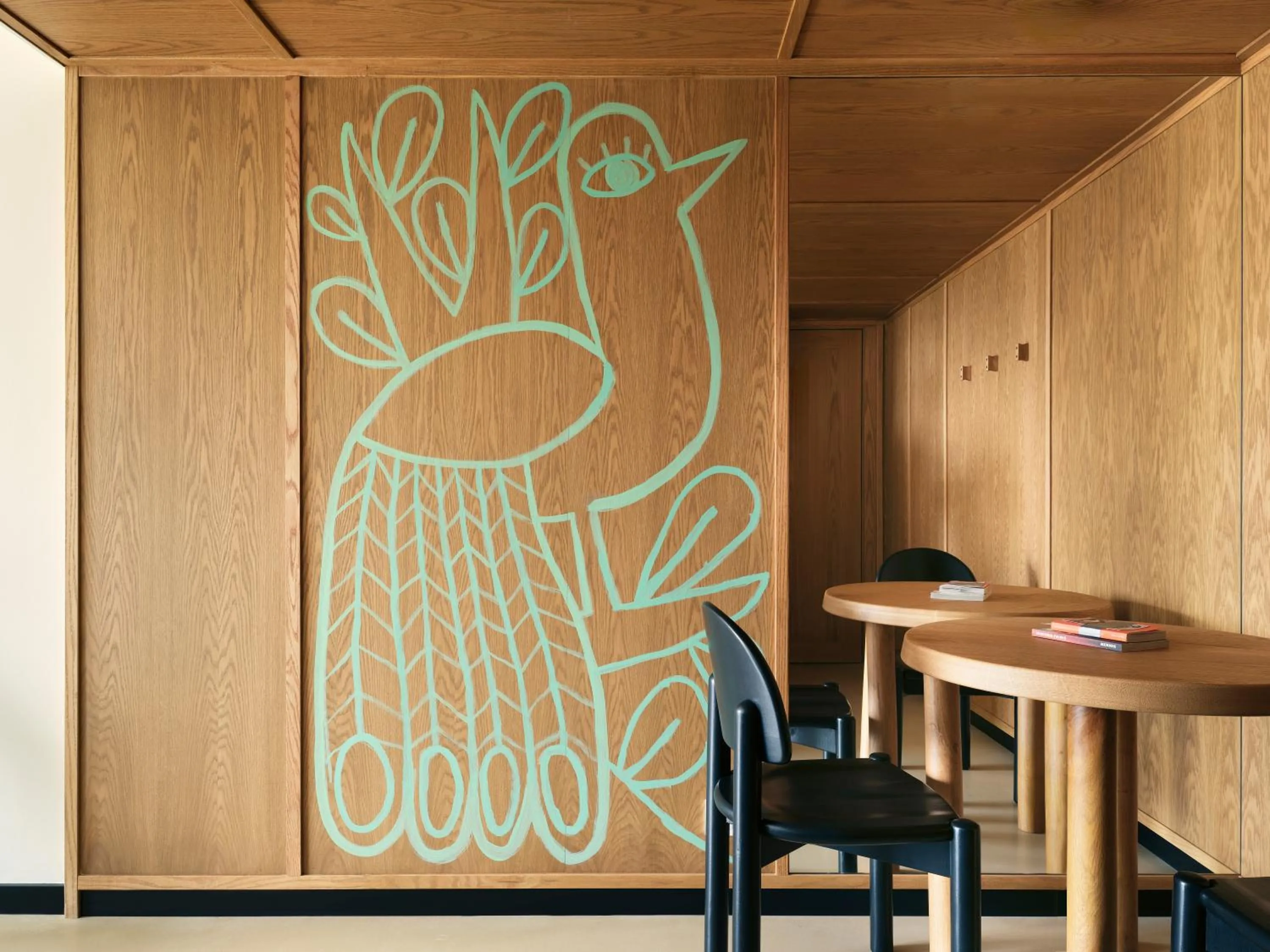 Decorative detail in Ace Hotel & Swim Club Athens