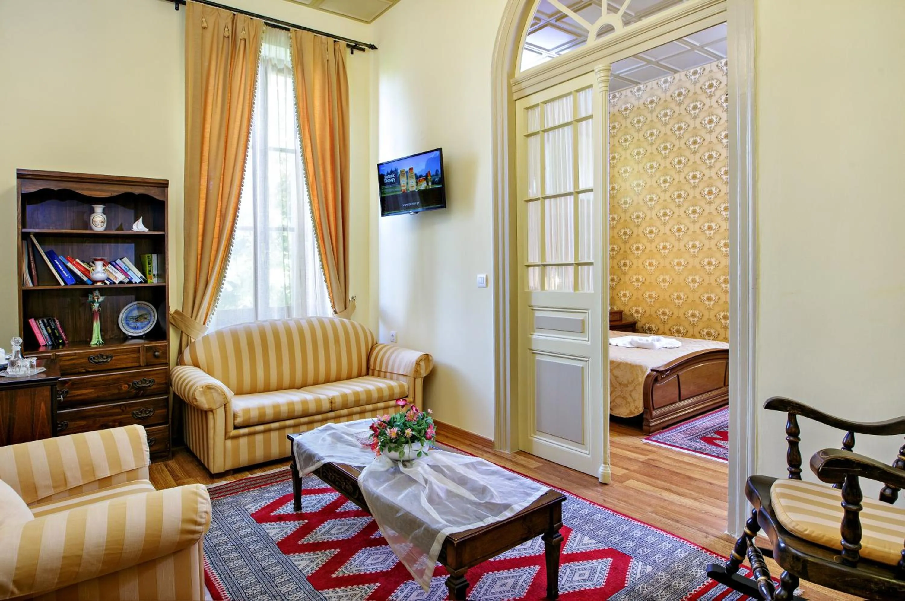 Library in Halepa Hotel