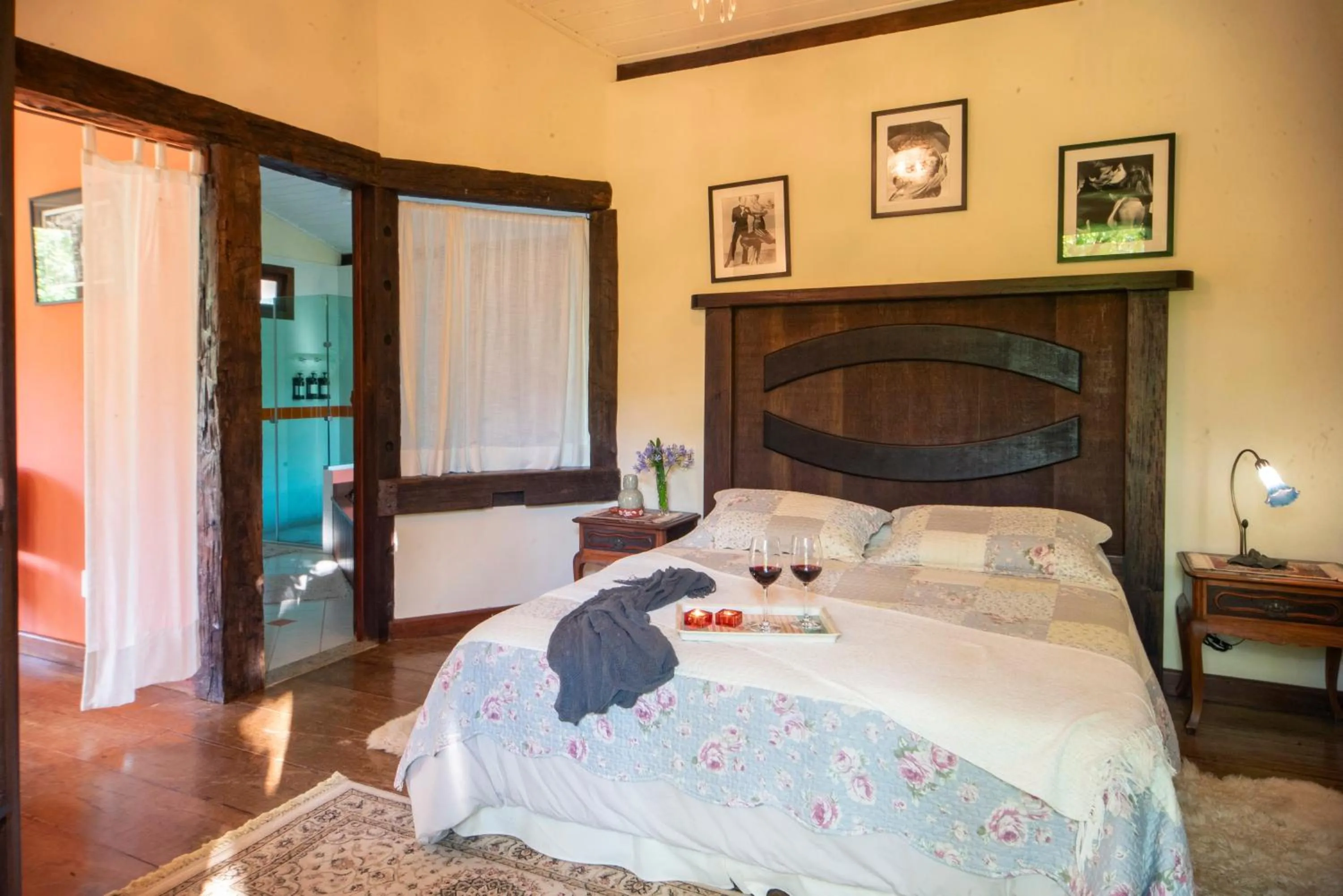 Bed in Pousada Terra Crua