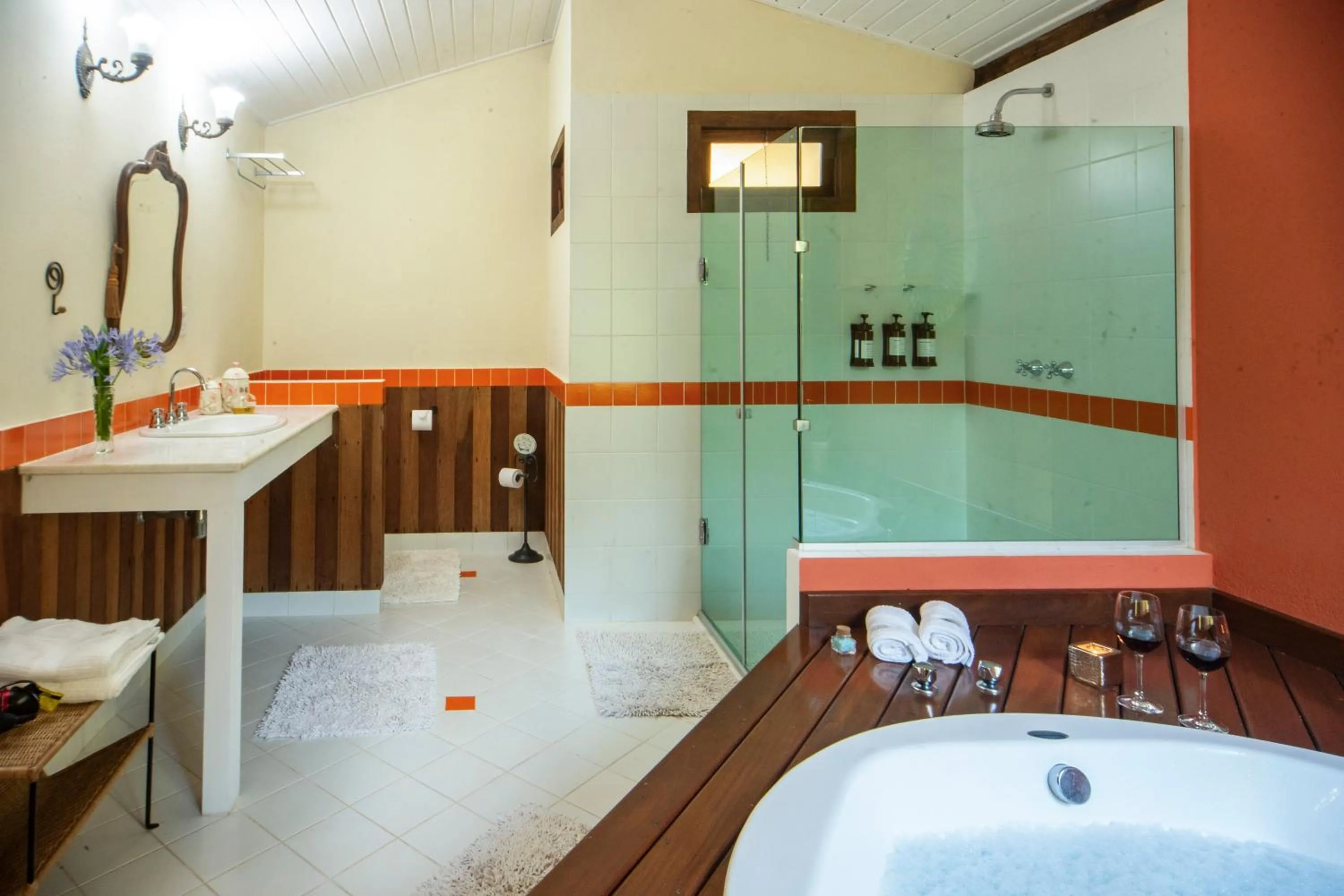 Shower in Pousada Terra Crua