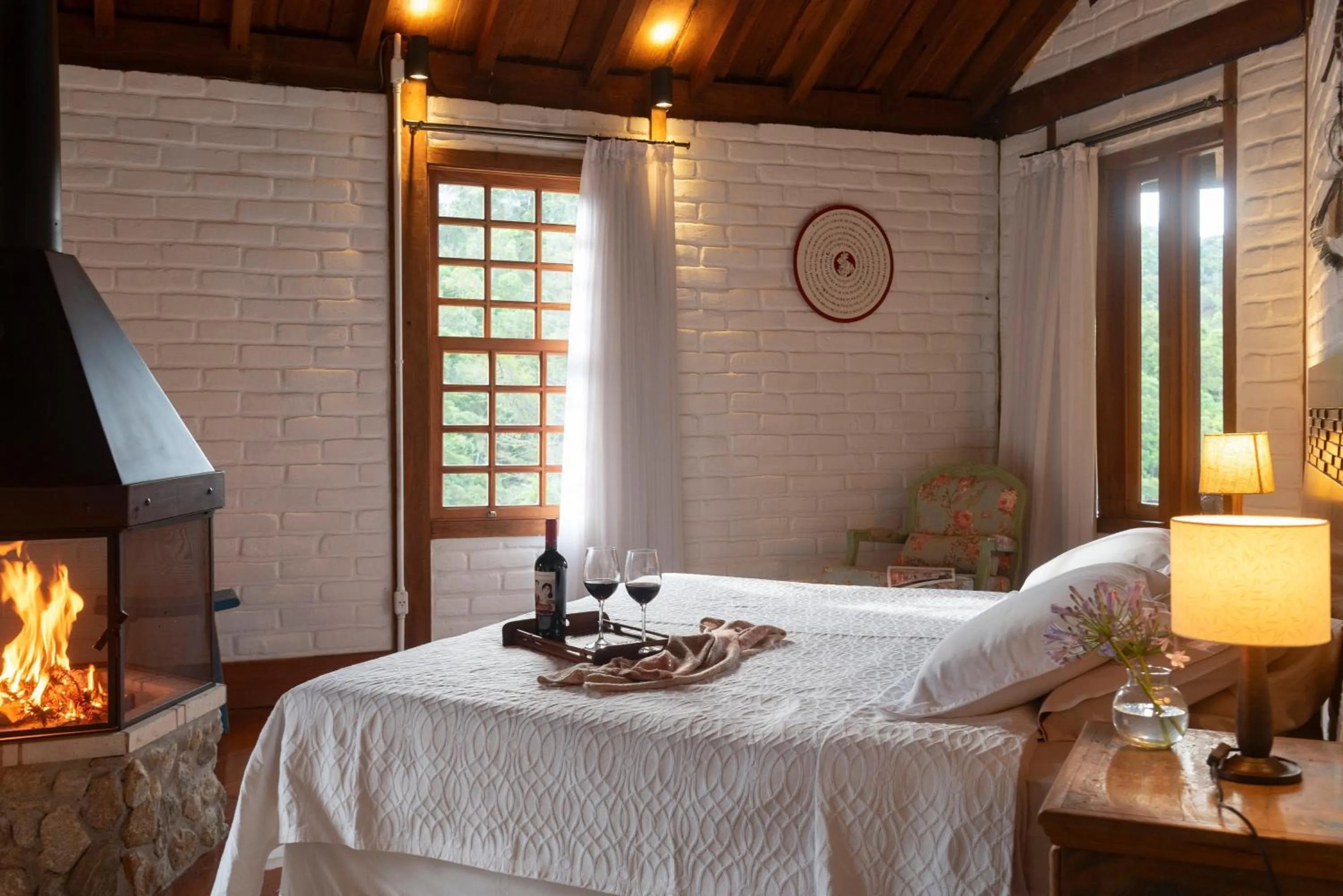 Bed in Pousada Terra Crua