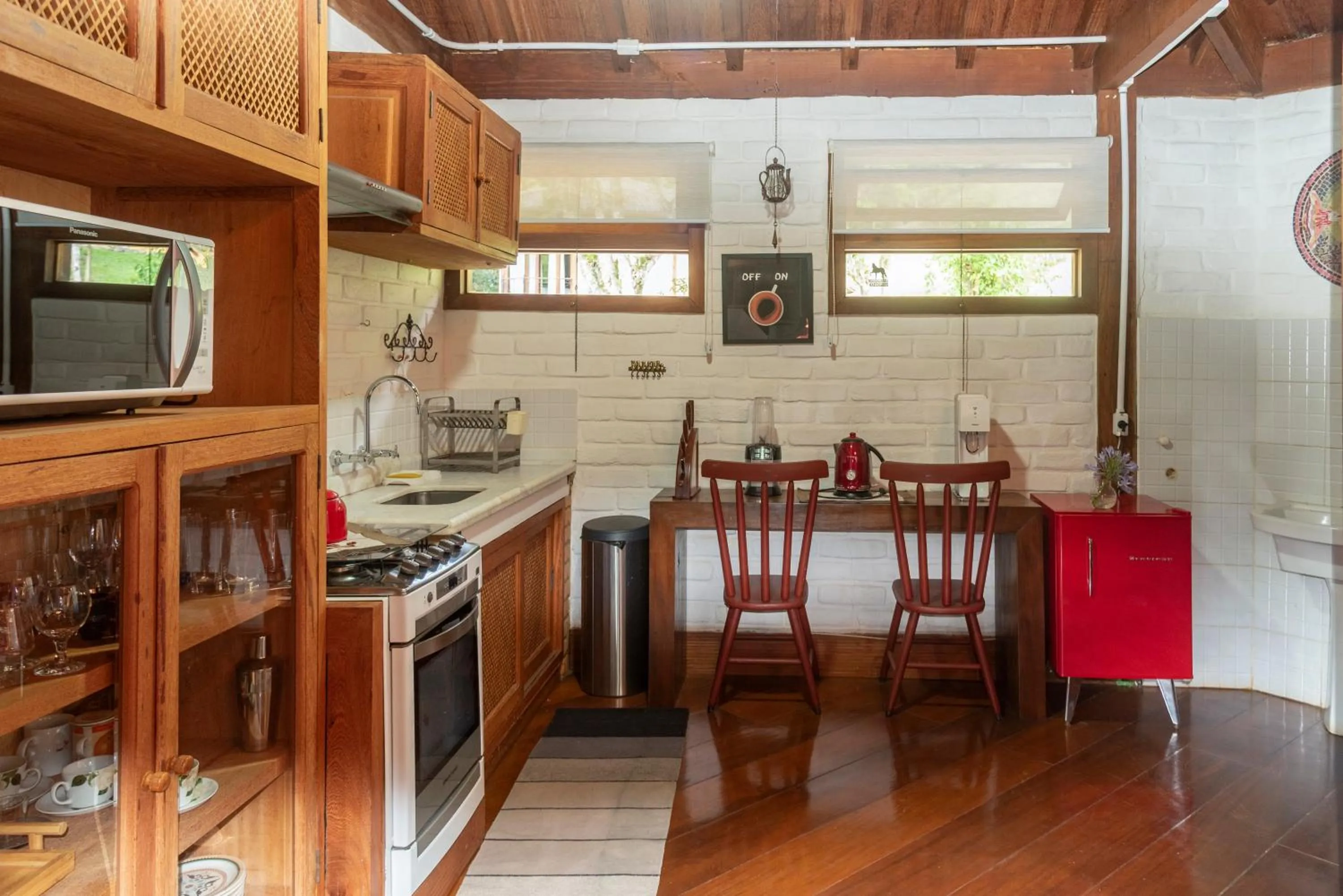 Kitchen or kitchenette in Pousada Terra Crua