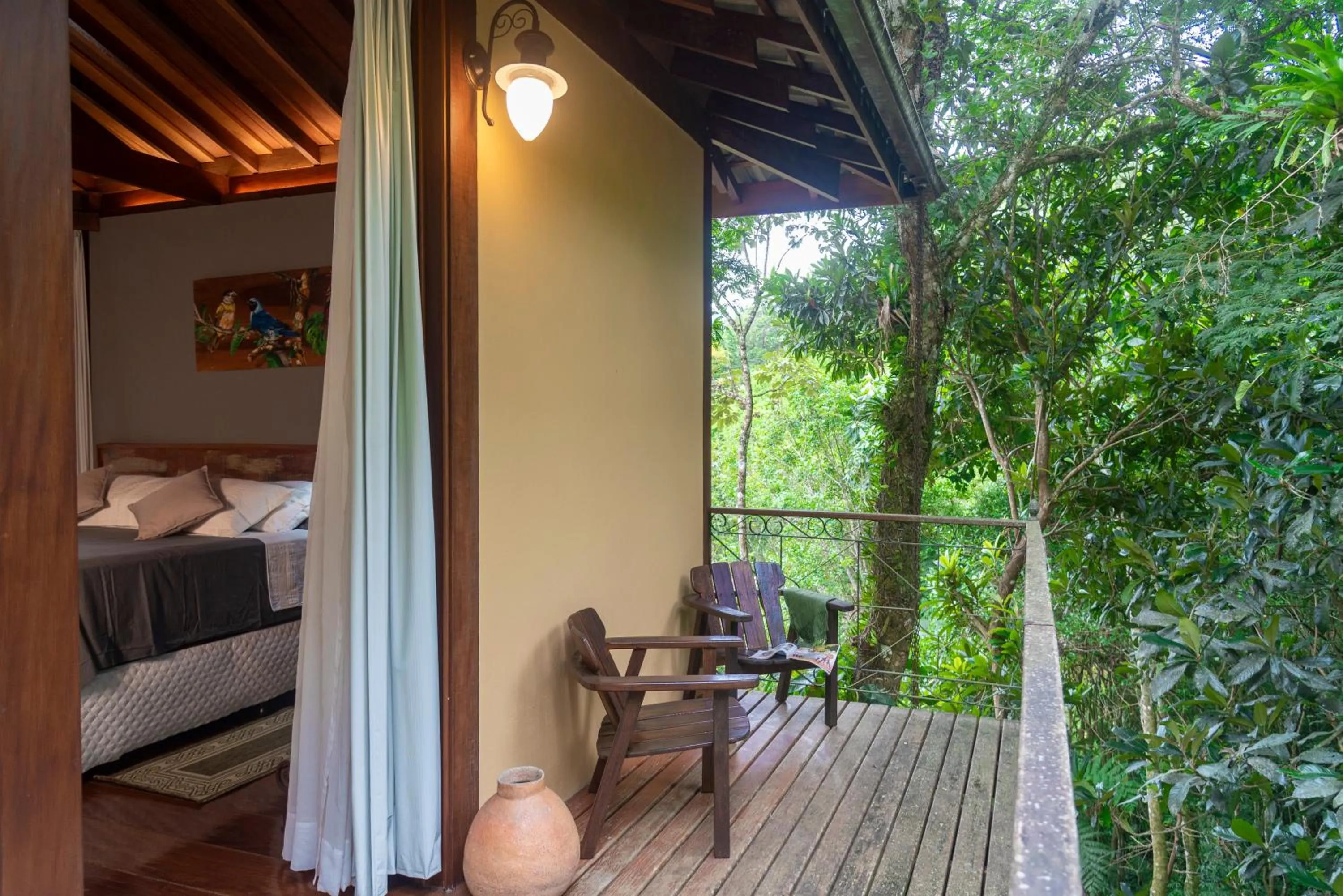 Bed in Pousada Terra Crua